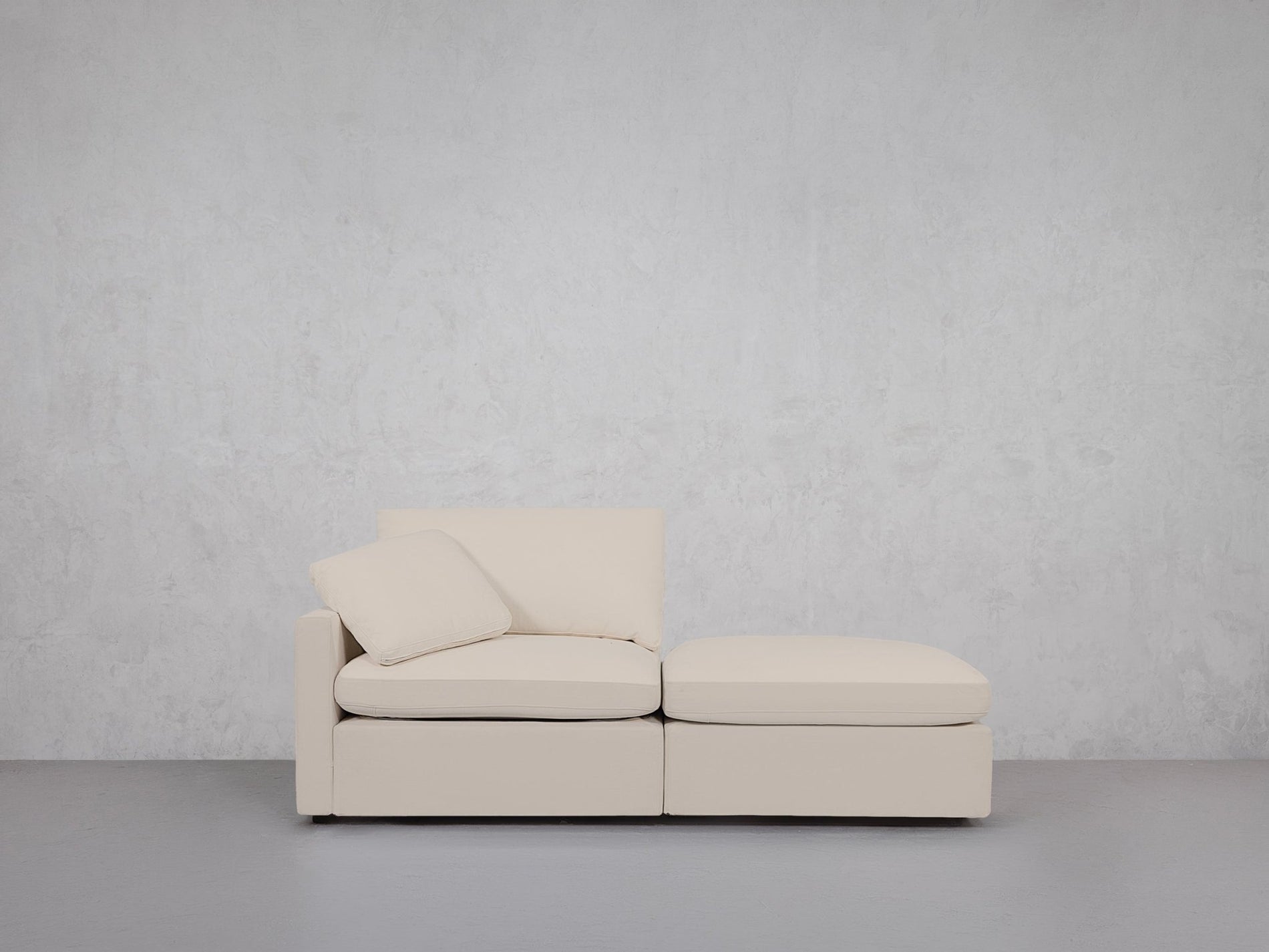 2-Seat Modular Lounger Loveseat (Thin Arm) - 7th Avenue