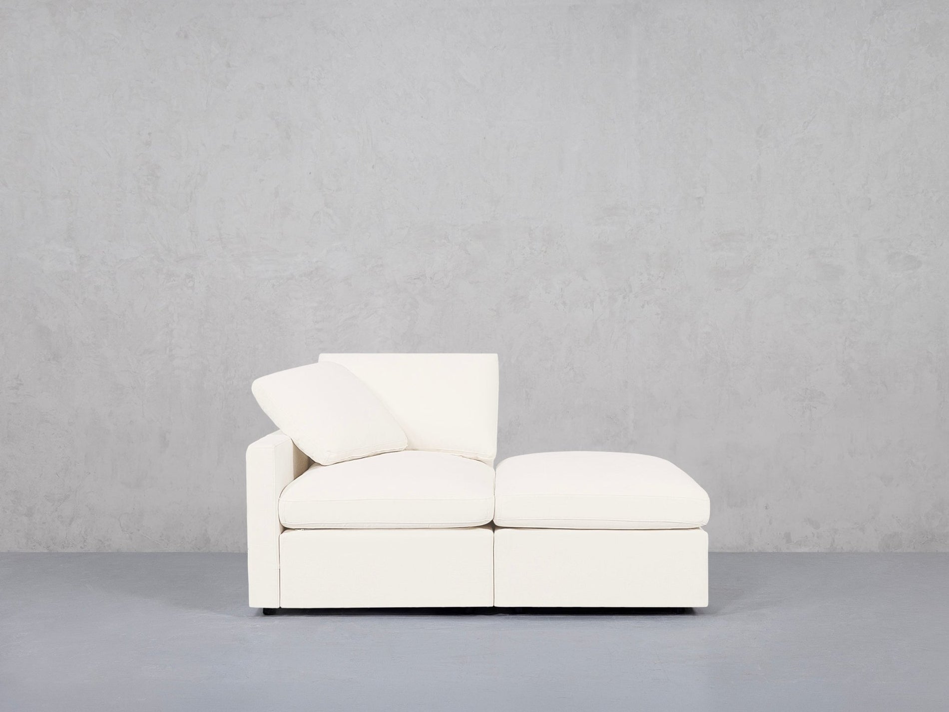 2-Seat Modular Lounger Loveseat (Thin Arm) - 7th Avenue