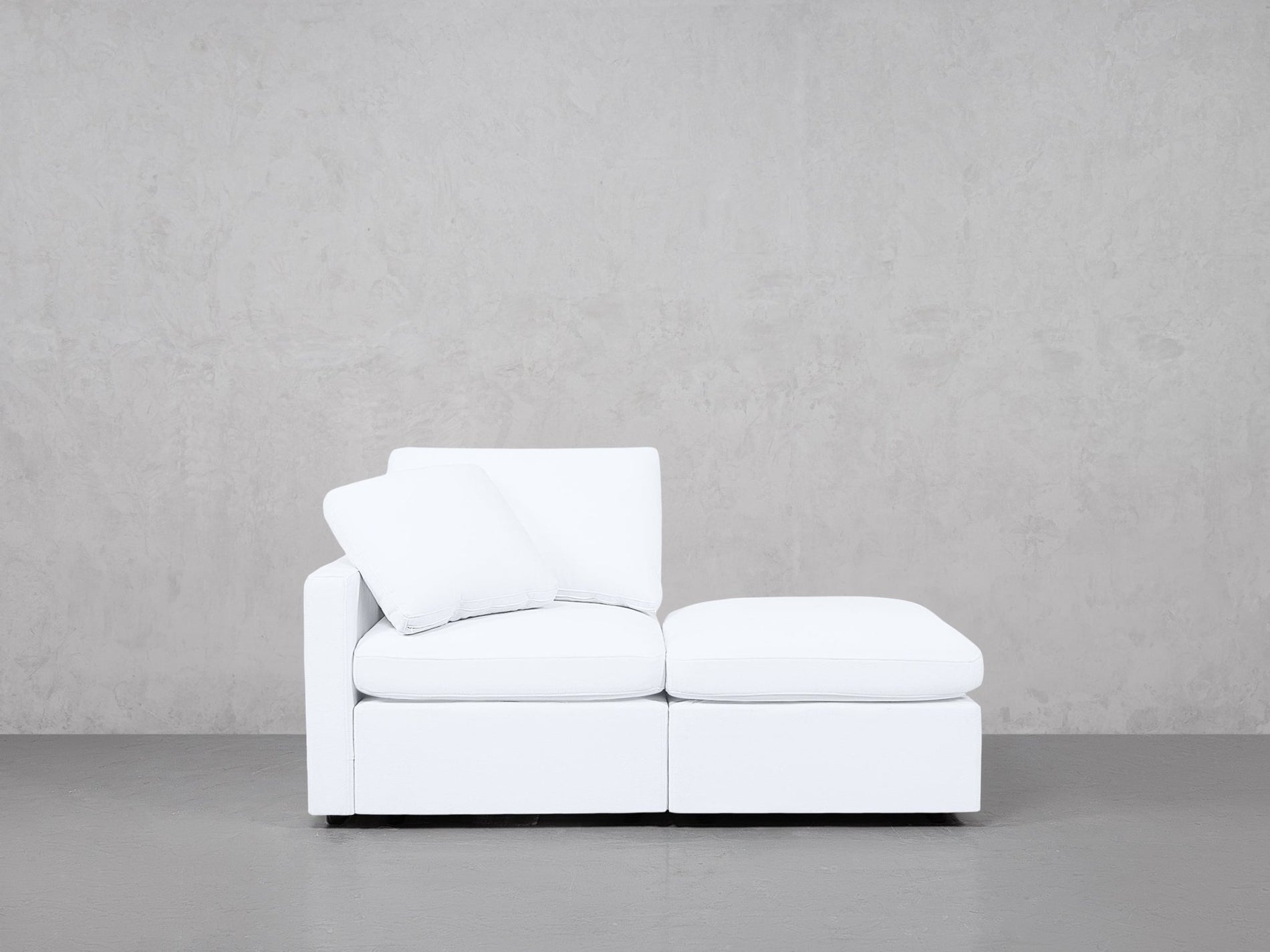 2-Seat Modular Lounger Loveseat (Thin Arm) - 7th Avenue