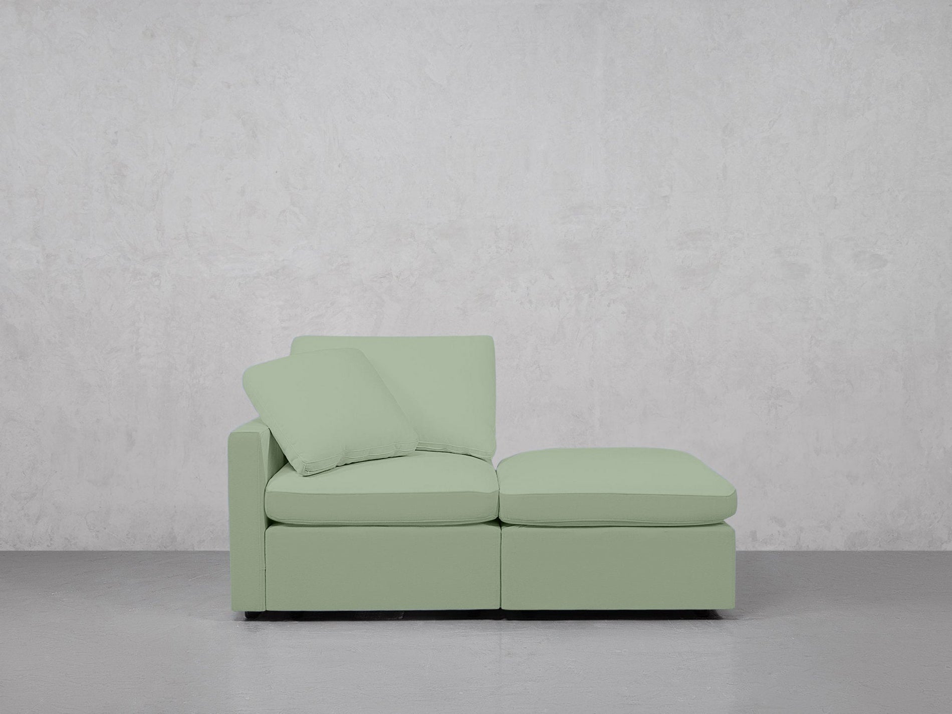 2-Seat Modular Lounger Loveseat (Thin Arm) - 7th Avenue