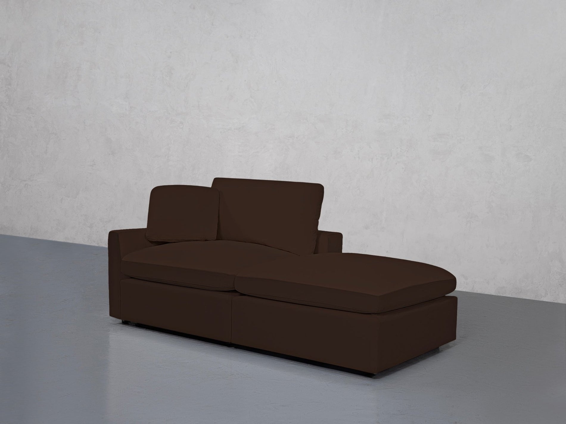 2-Seat Modular Lounger Loveseat (Thin Arm) - 7th Avenue
