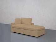 2-Seat Modular Lounger Loveseat (Thin Arm) - 7th Avenue