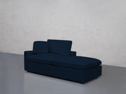 2-Seat Modular Lounger Loveseat (Thin Arm) - 7th Avenue