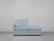 2-Seat Modular Lounger Loveseat (Thin Arm) - 7th Avenue