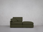 2-Seat Modular Lounger Loveseat (Thin Arm) - 7th Avenue