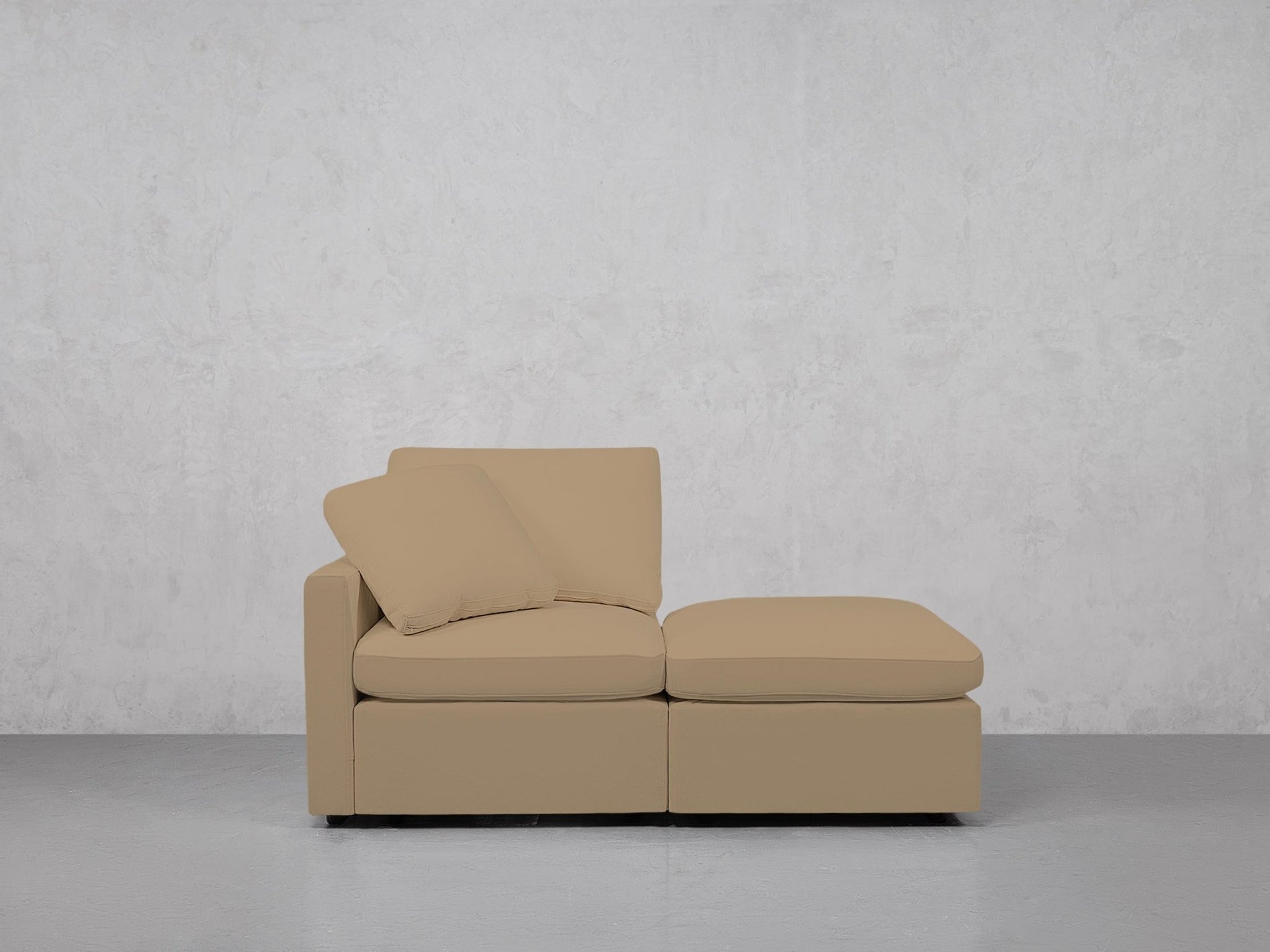 2-Seat Modular Lounger Loveseat (Thin Arm) - 7th Avenue