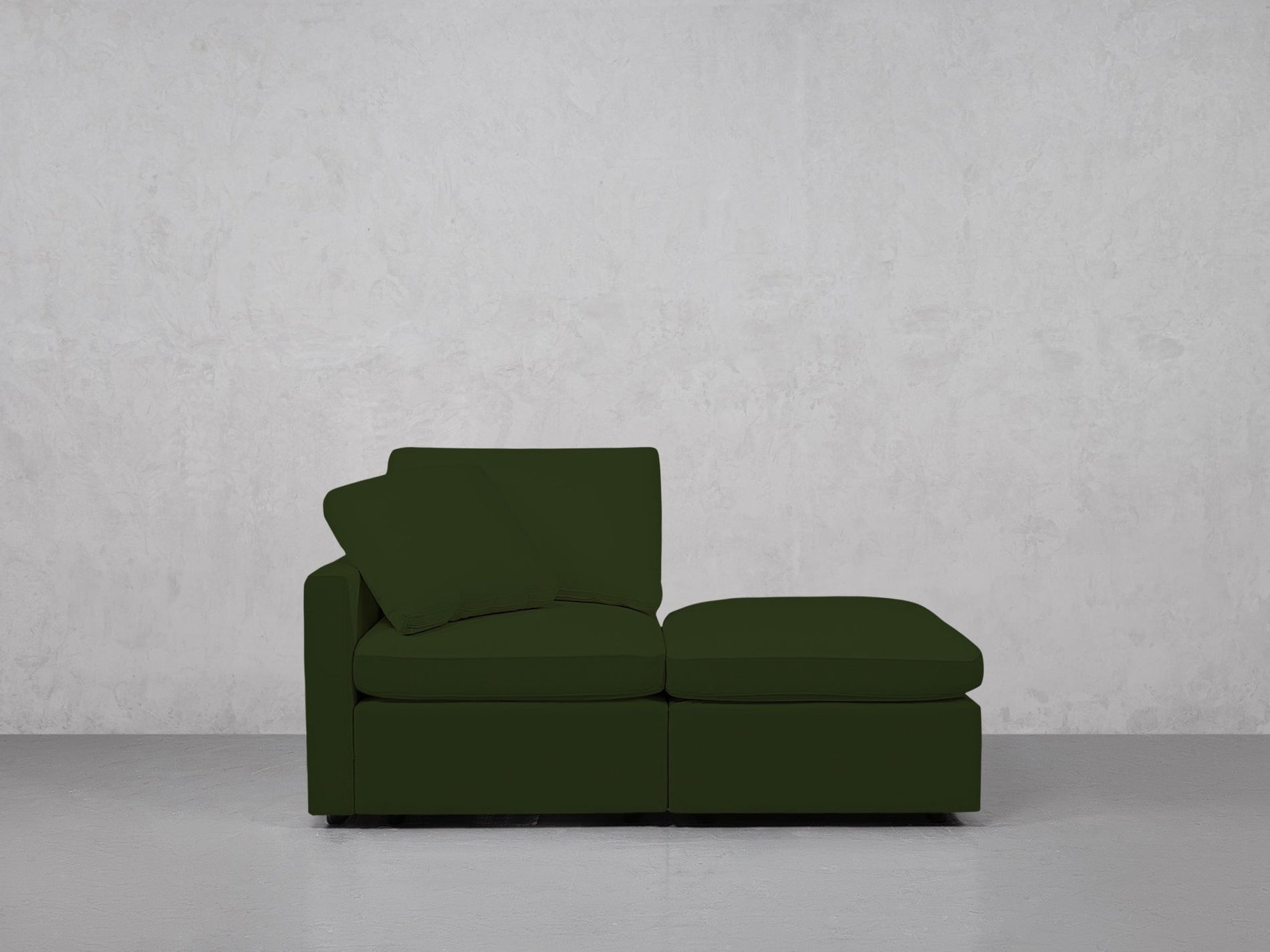 2-Seat Modular Lounger Loveseat (Thin Arm) - 7th Avenue