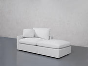 2-Seat Modular Lounger Loveseat (Thin Arm) - 7th Avenue