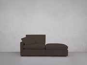2-Seat Modular Lounger Loveseat (Thin Arm) - 7th Avenue