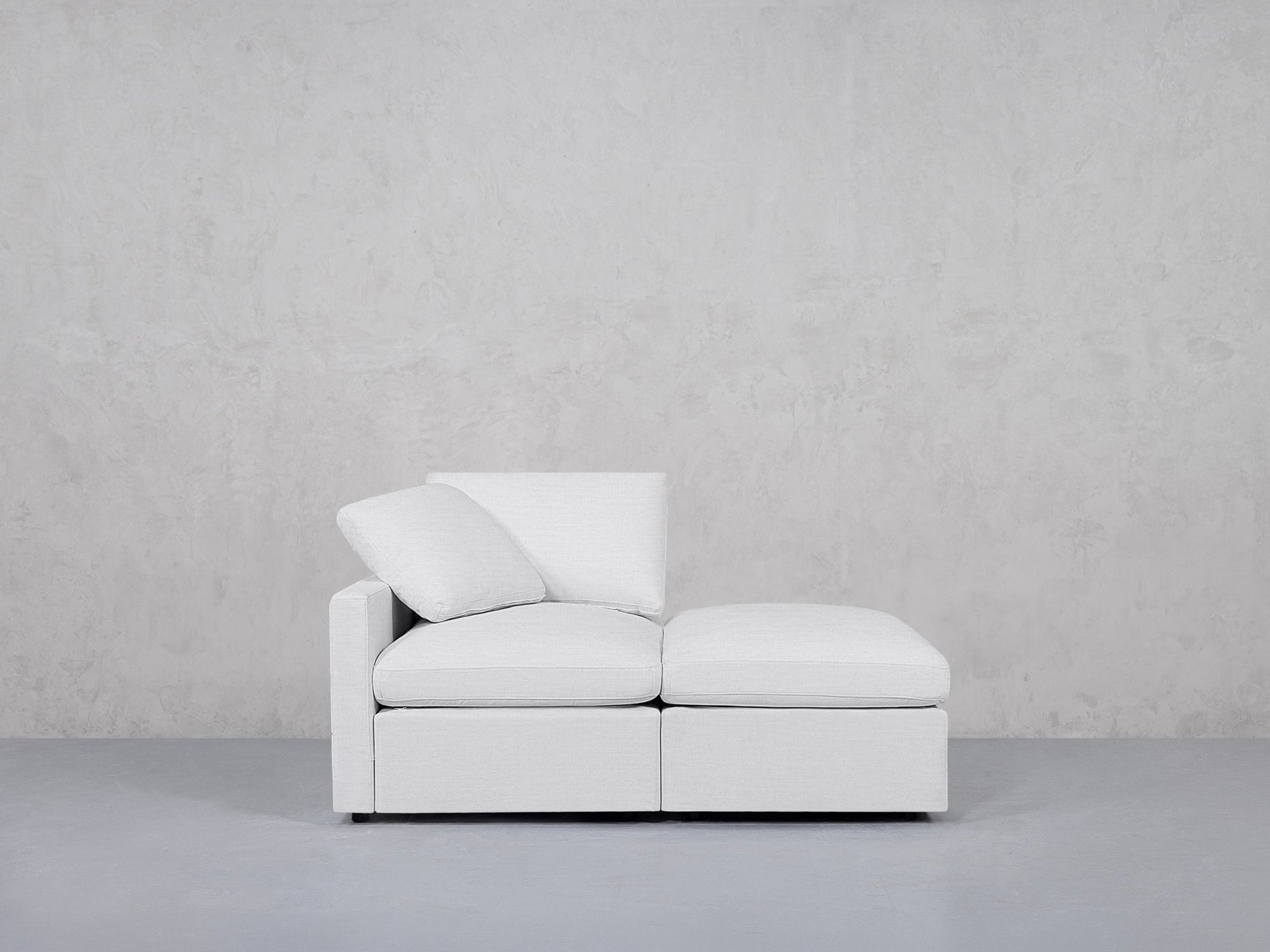 2-Seat Modular Lounger Loveseat (Thin Arm) - 7th Avenue