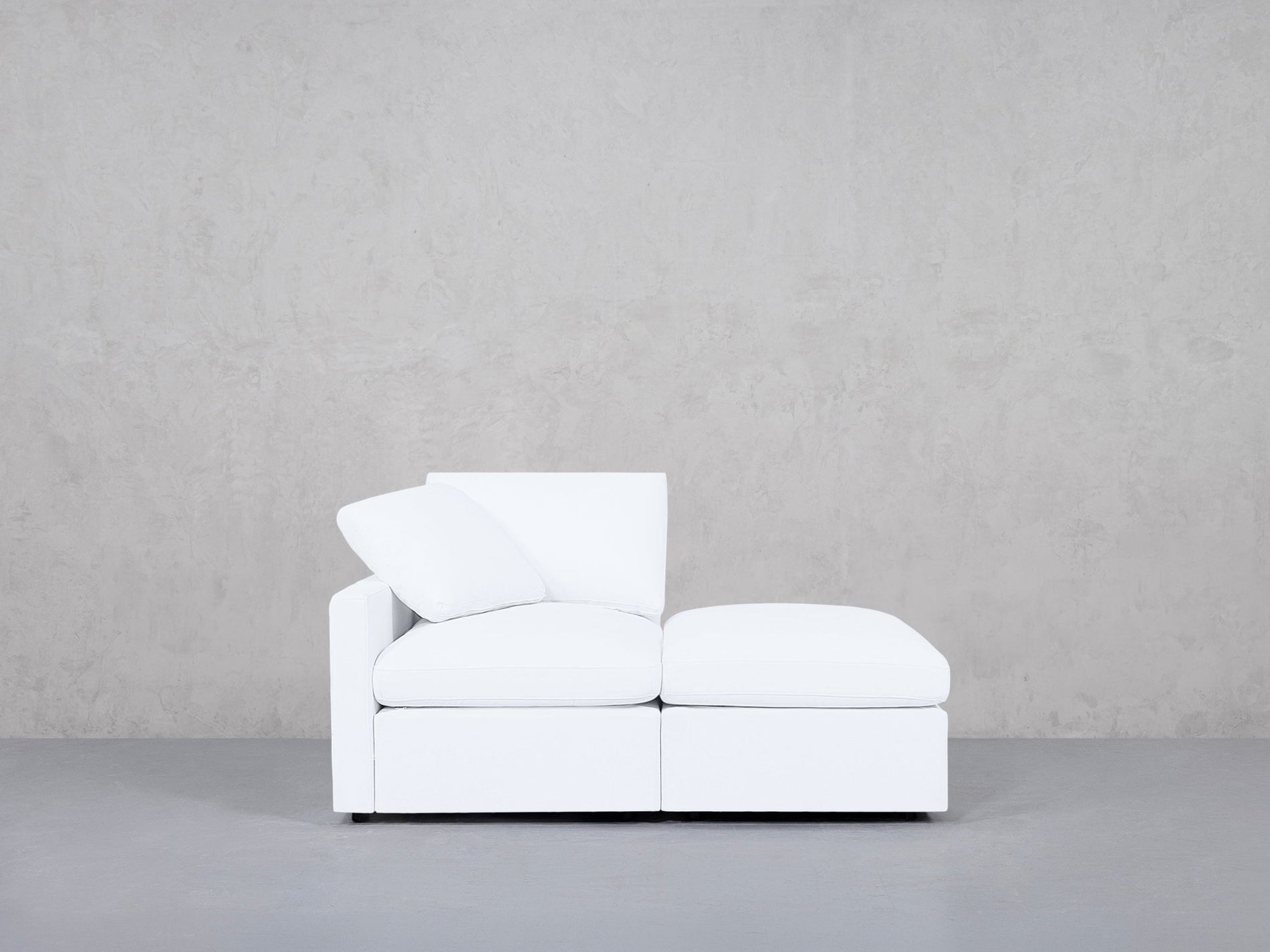 2-Seat Modular Lounger Loveseat (Thin Arm) - 7th Avenue