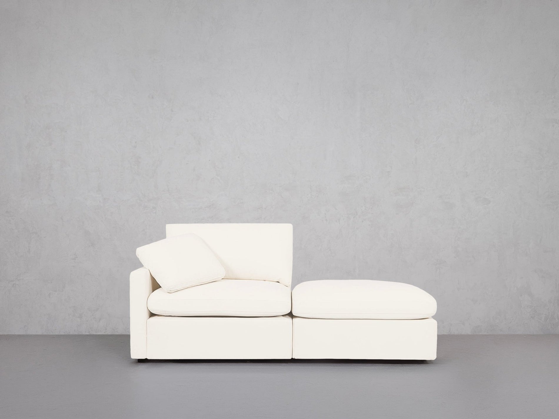 2-Seat Modular Lounger Loveseat (Thin Arm) - 7th Avenue