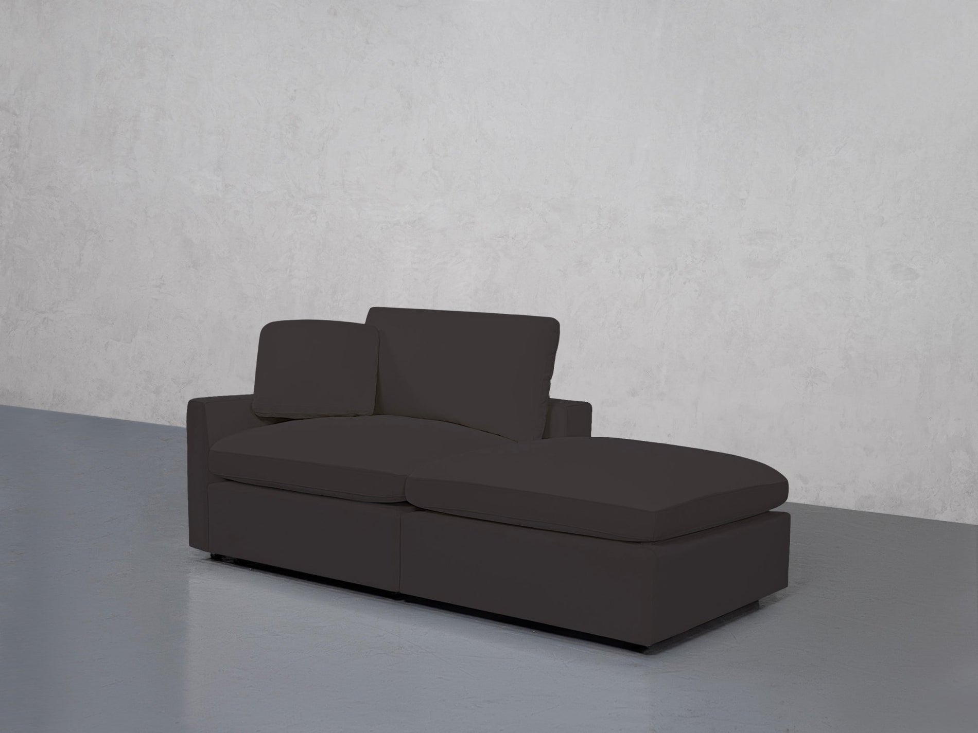 2-Seat Modular Lounger Loveseat (Thin Arm) - 7th Avenue