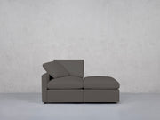 2-Seat Modular Lounger Loveseat (Thin Arm) - 7th Avenue