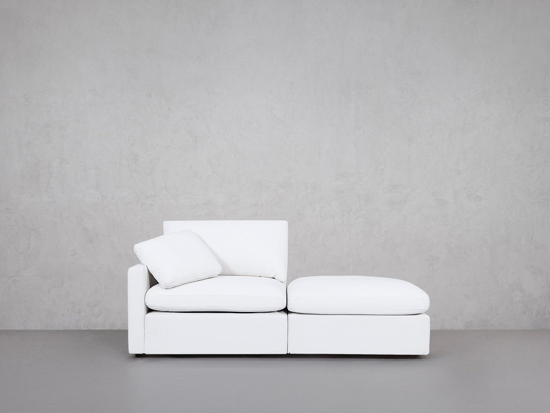 2-Seat Modular Lounger Loveseat (Thin Arm) - 7th Avenue