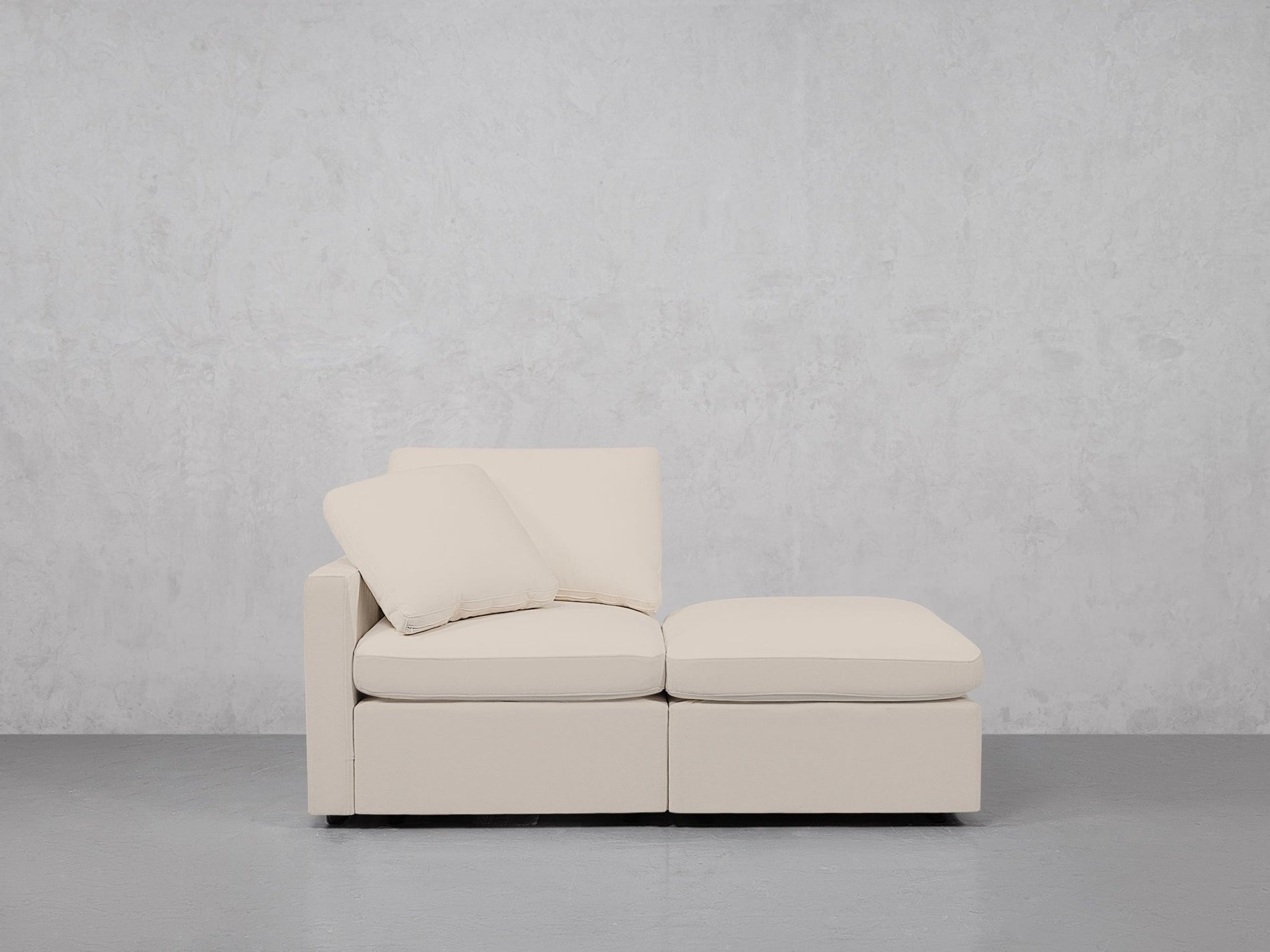 2-Seat Modular Lounger Loveseat (Thin Arm) - 7th Avenue