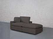 2-Seat Modular Lounger Loveseat (Thin Arm) - 7th Avenue