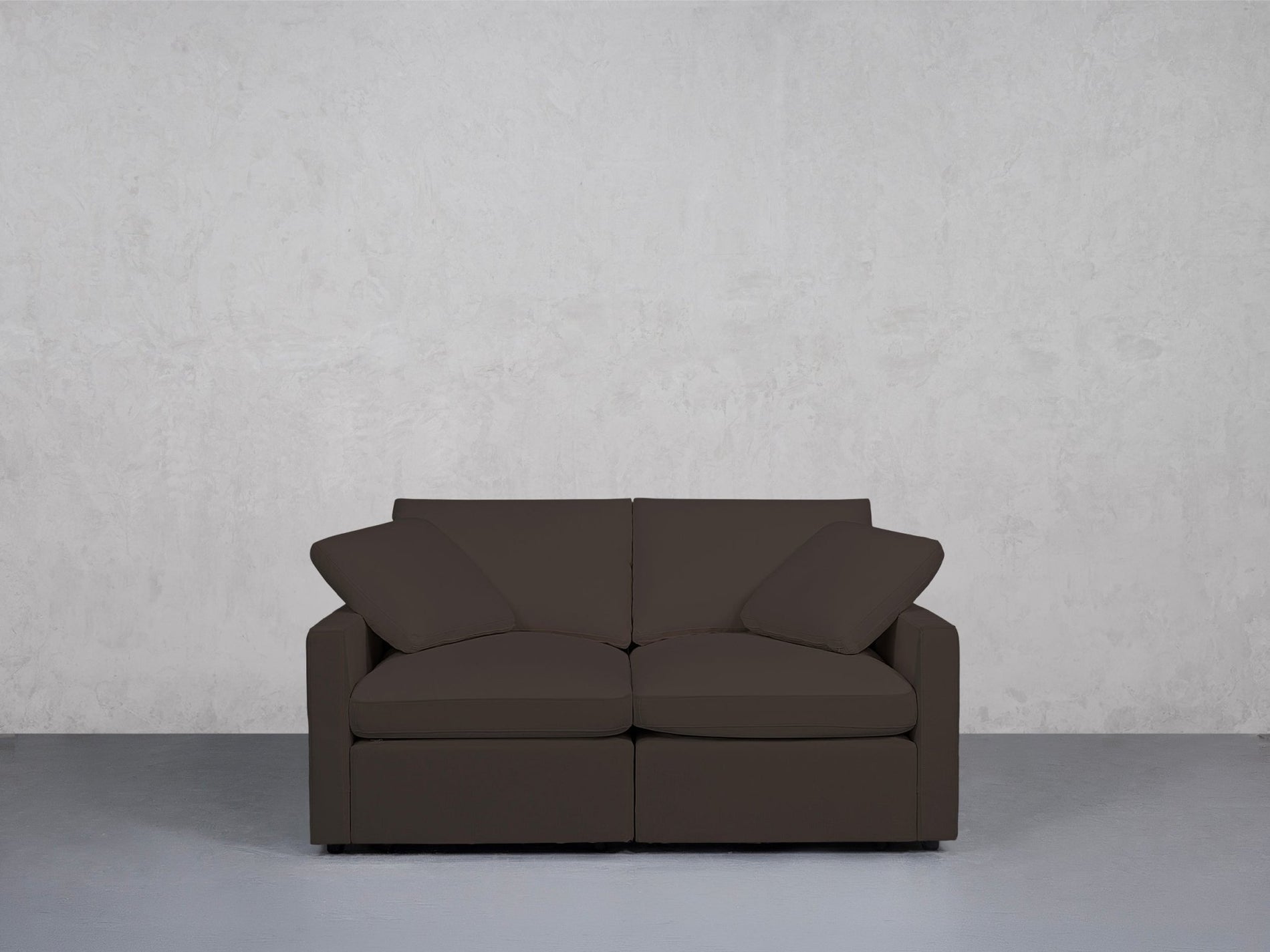 2-Seat Modular Loveseat (Thin Arms) - 7th Avenue
