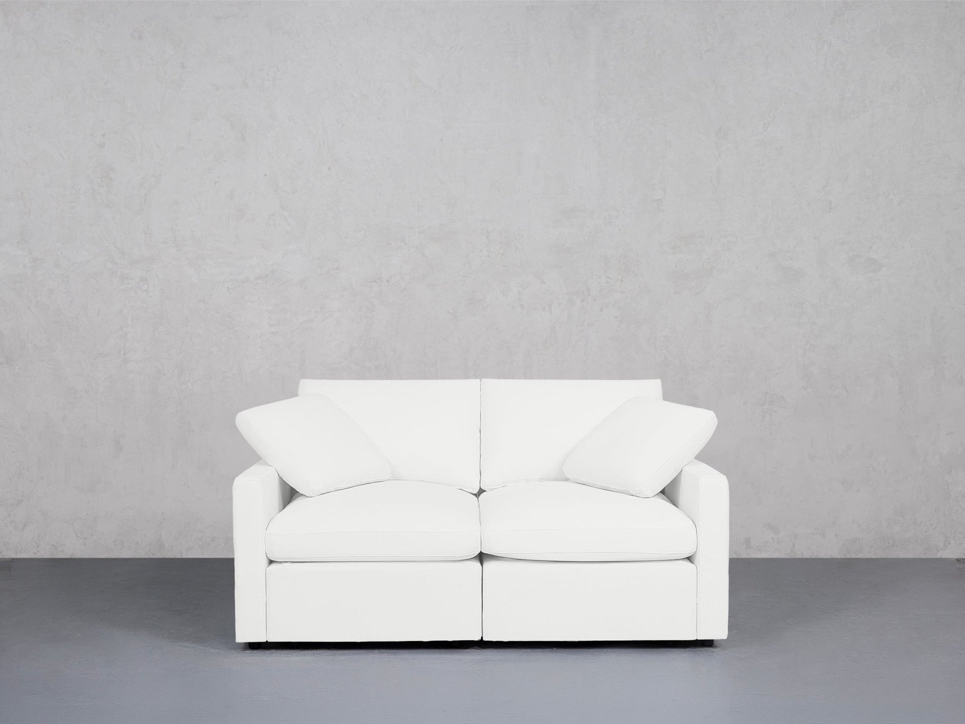 2-Seat Modular Loveseat (Thin Arms) - 7th Avenue