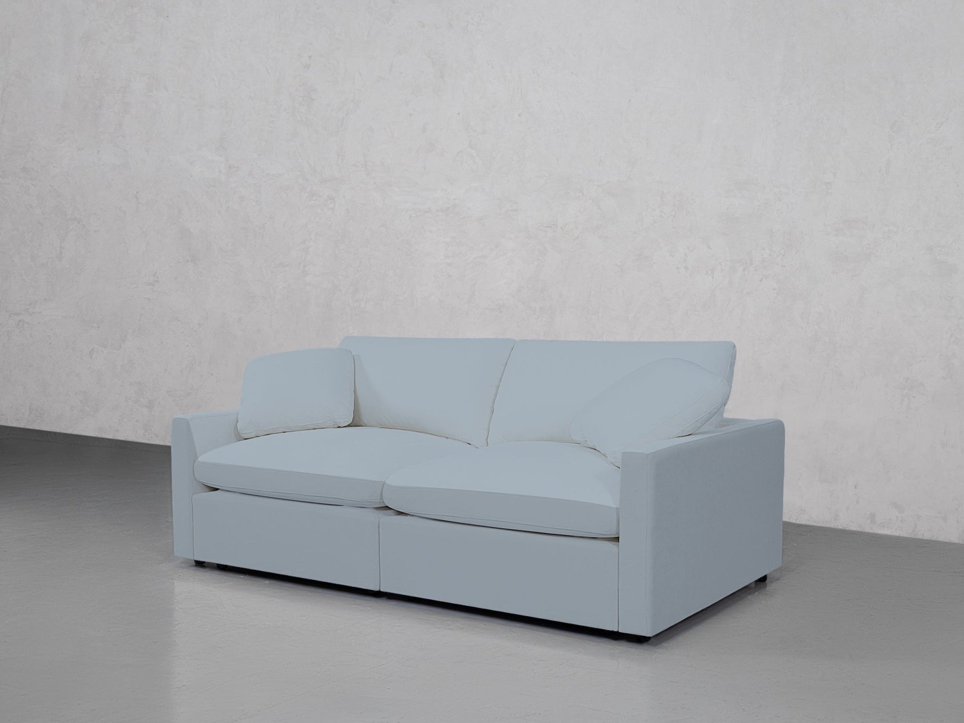 2-Seat Modular Loveseat (Thin Arms) - 7th Avenue