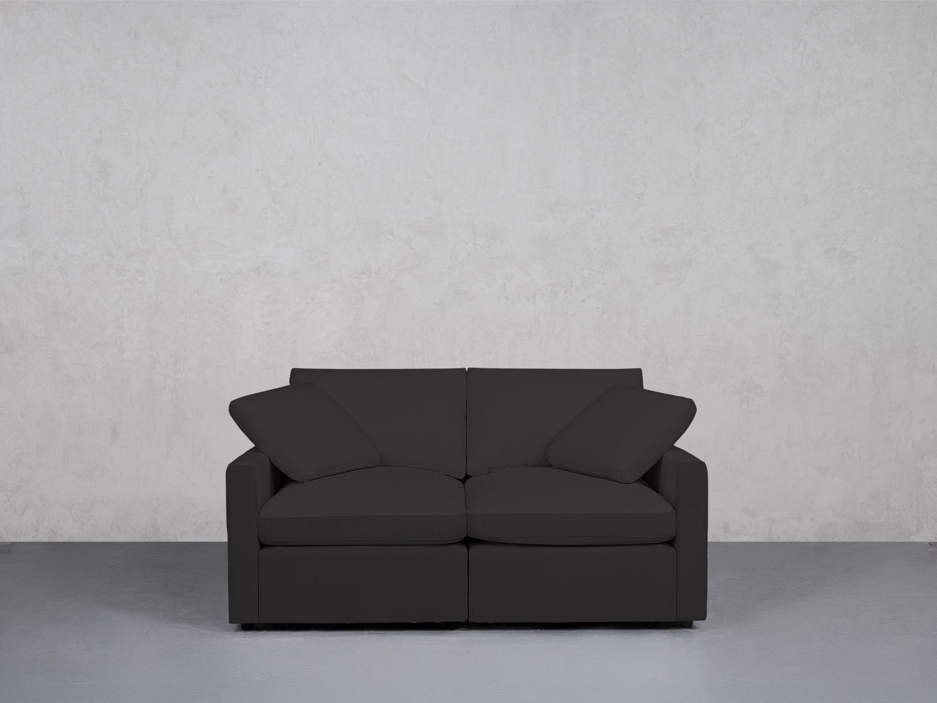2-Seat Modular Loveseat (Thin Arms) - 7th Avenue