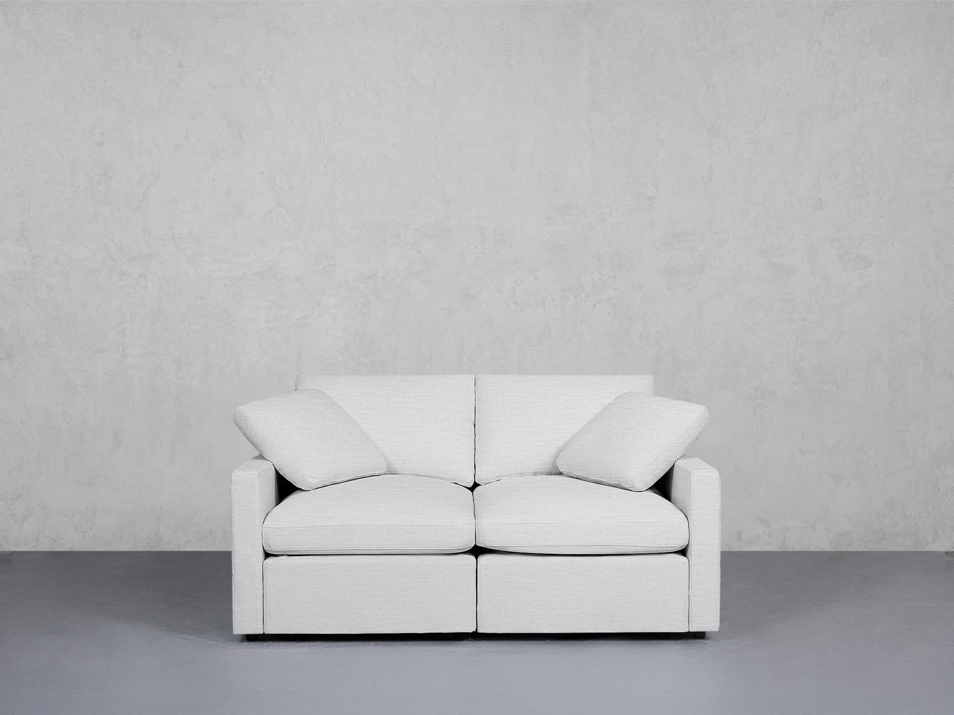 2-Seat Modular Loveseat (Thin Arms) - 7th Avenue