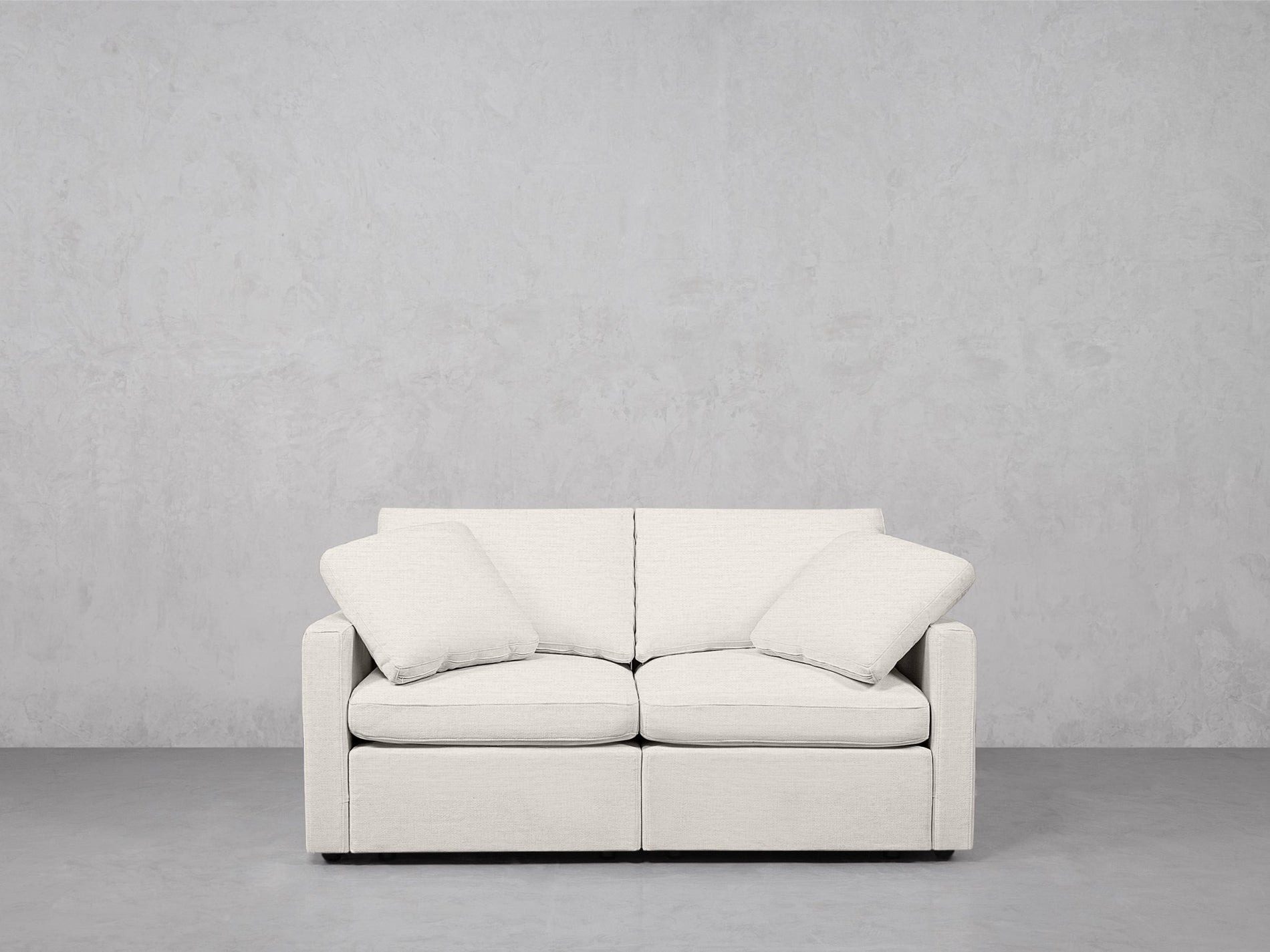 2-Seat Modular Loveseat (Thin Arms) - 7th Avenue