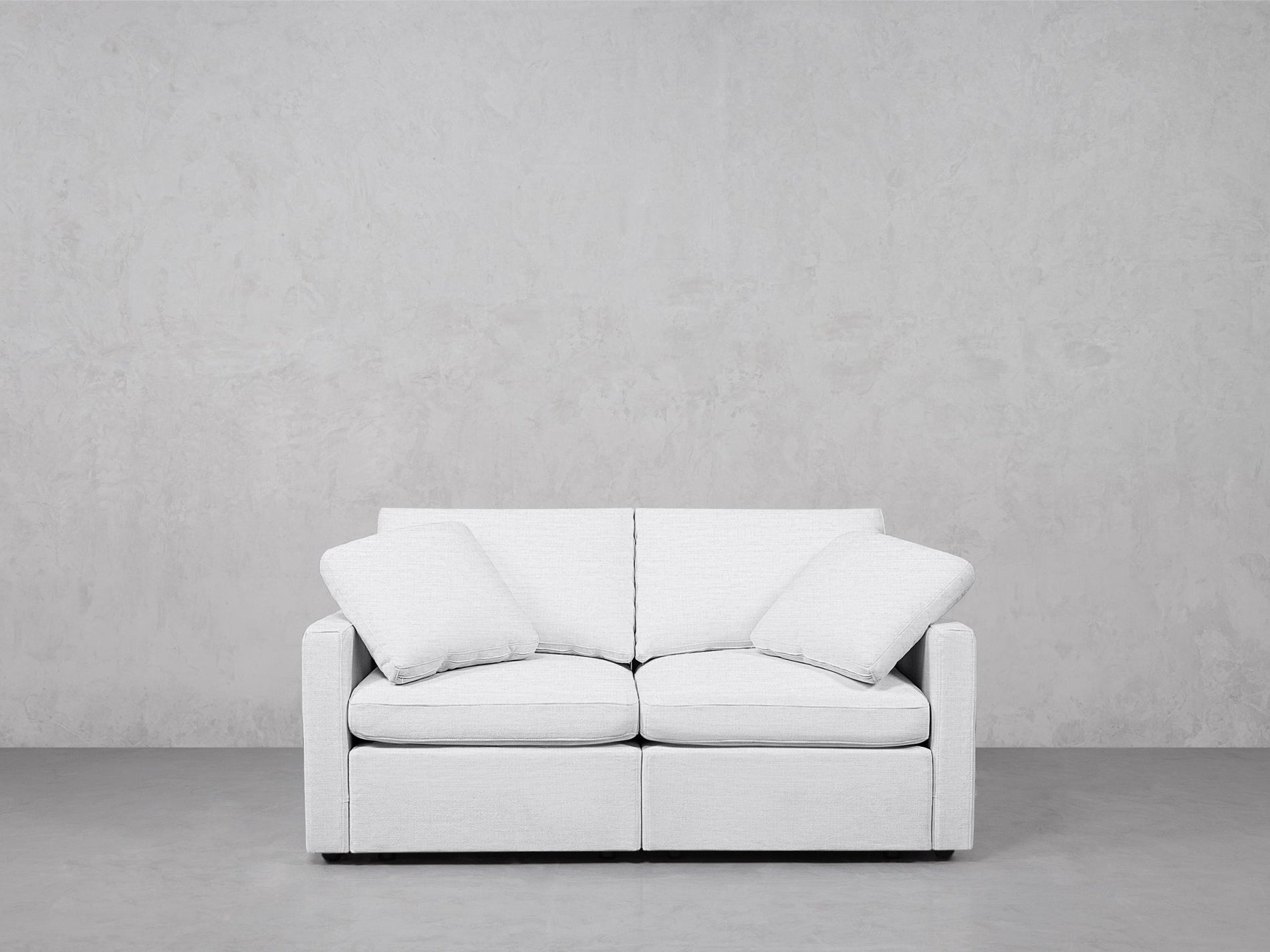 2-Seat Modular Loveseat (Thin Arms) - 7th Avenue