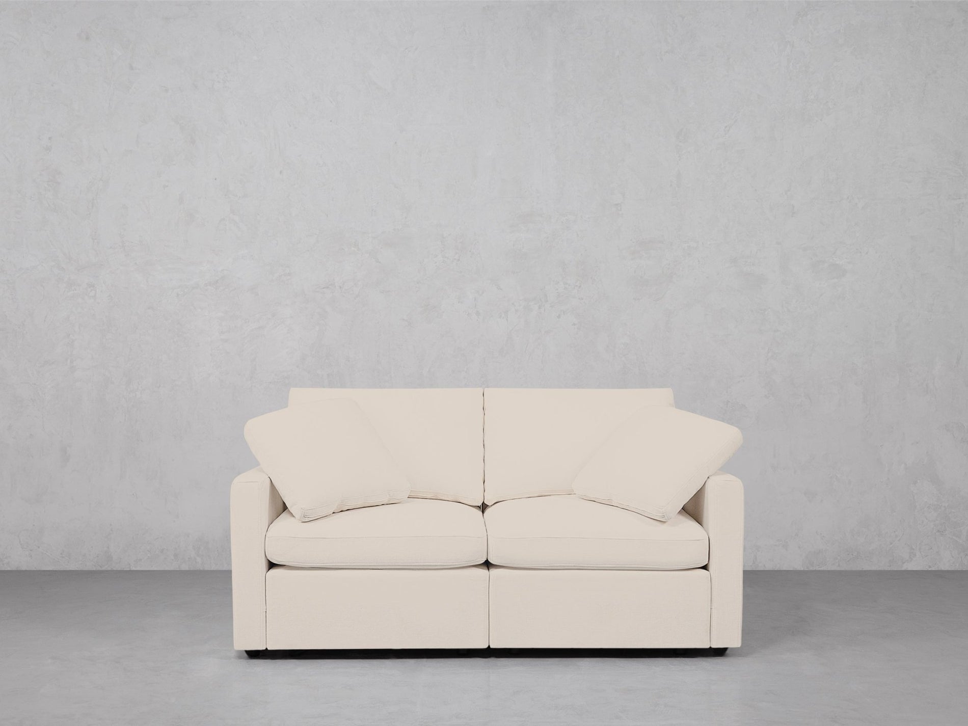 2-Seat Modular Loveseat (Thin Arms) - 7th Avenue