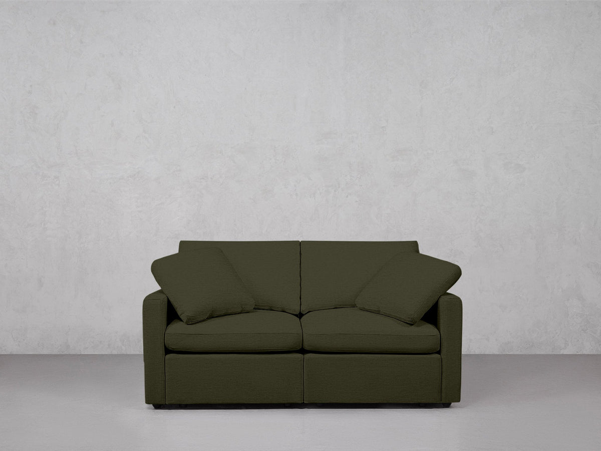 2-Seat Modular Loveseat (Thin Arms) - 7th Avenue