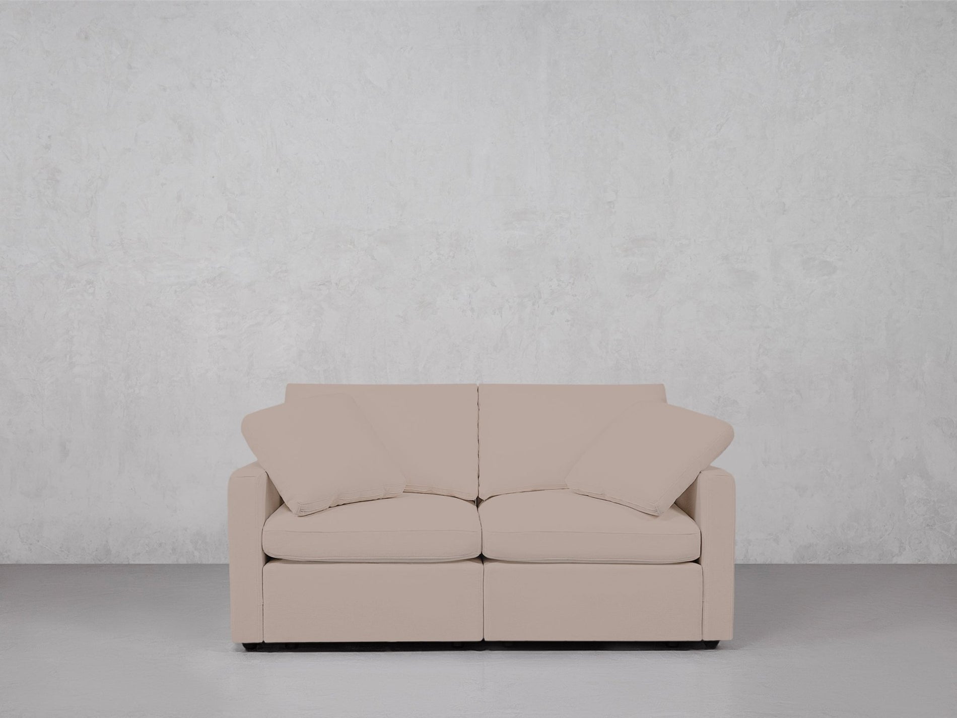 2-Seat Modular Loveseat (Thin Arms) - 7th Avenue