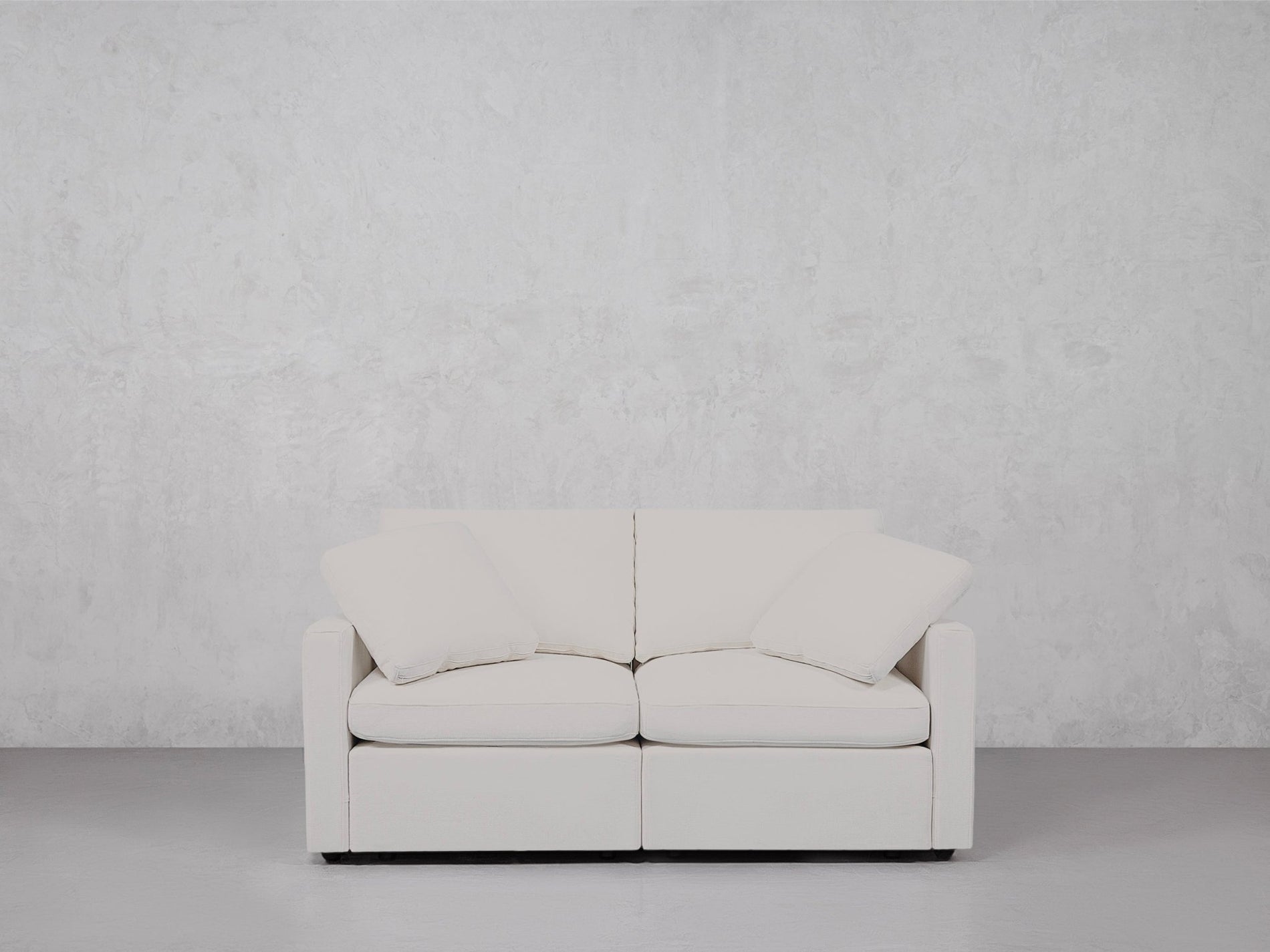 2-Seat Modular Loveseat (Thin Arms) - 7th Avenue