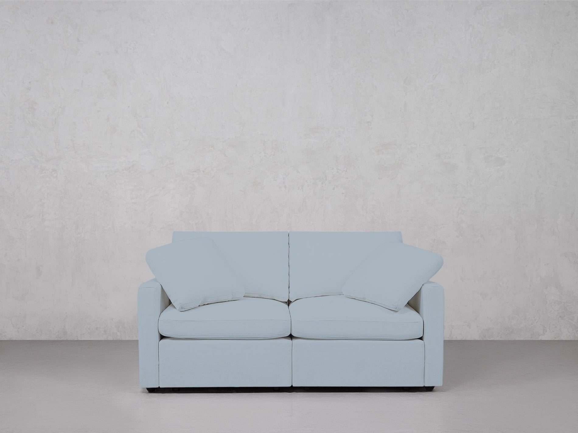 2-Seat Modular Loveseat (Thin Arms) - 7th Avenue