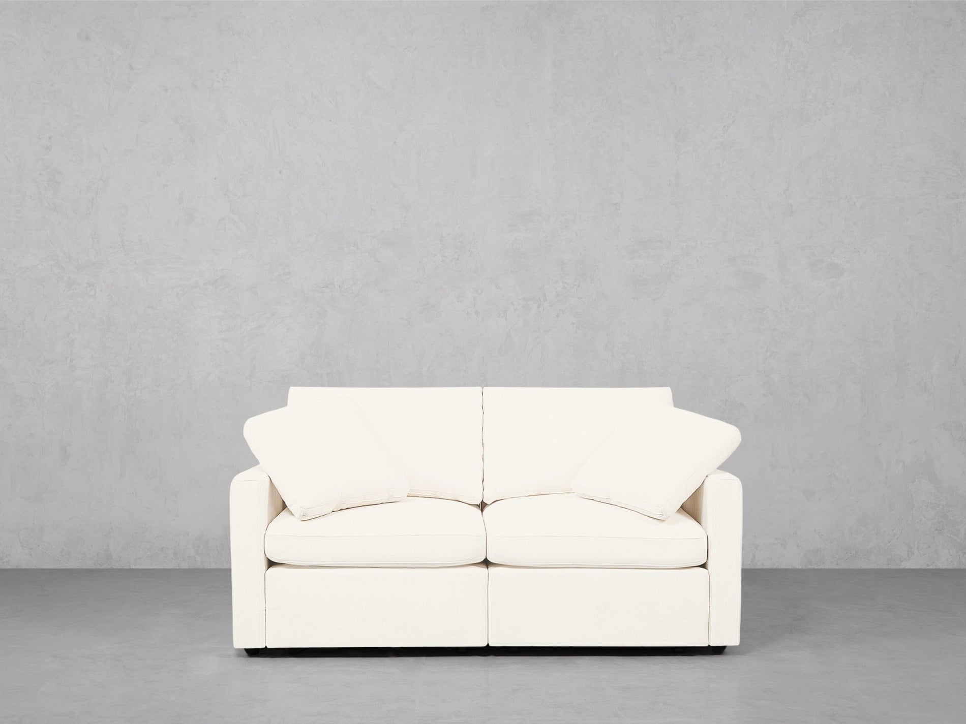2-Seat Modular Loveseat (Thin Arms) - 7th Avenue