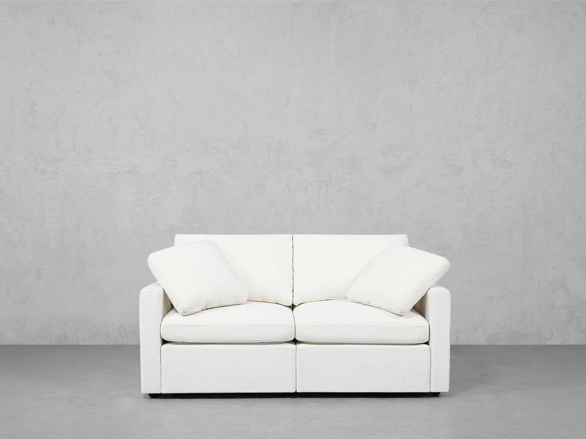 2-Seat Modular Loveseat (Thin Arms) - 7th Avenue