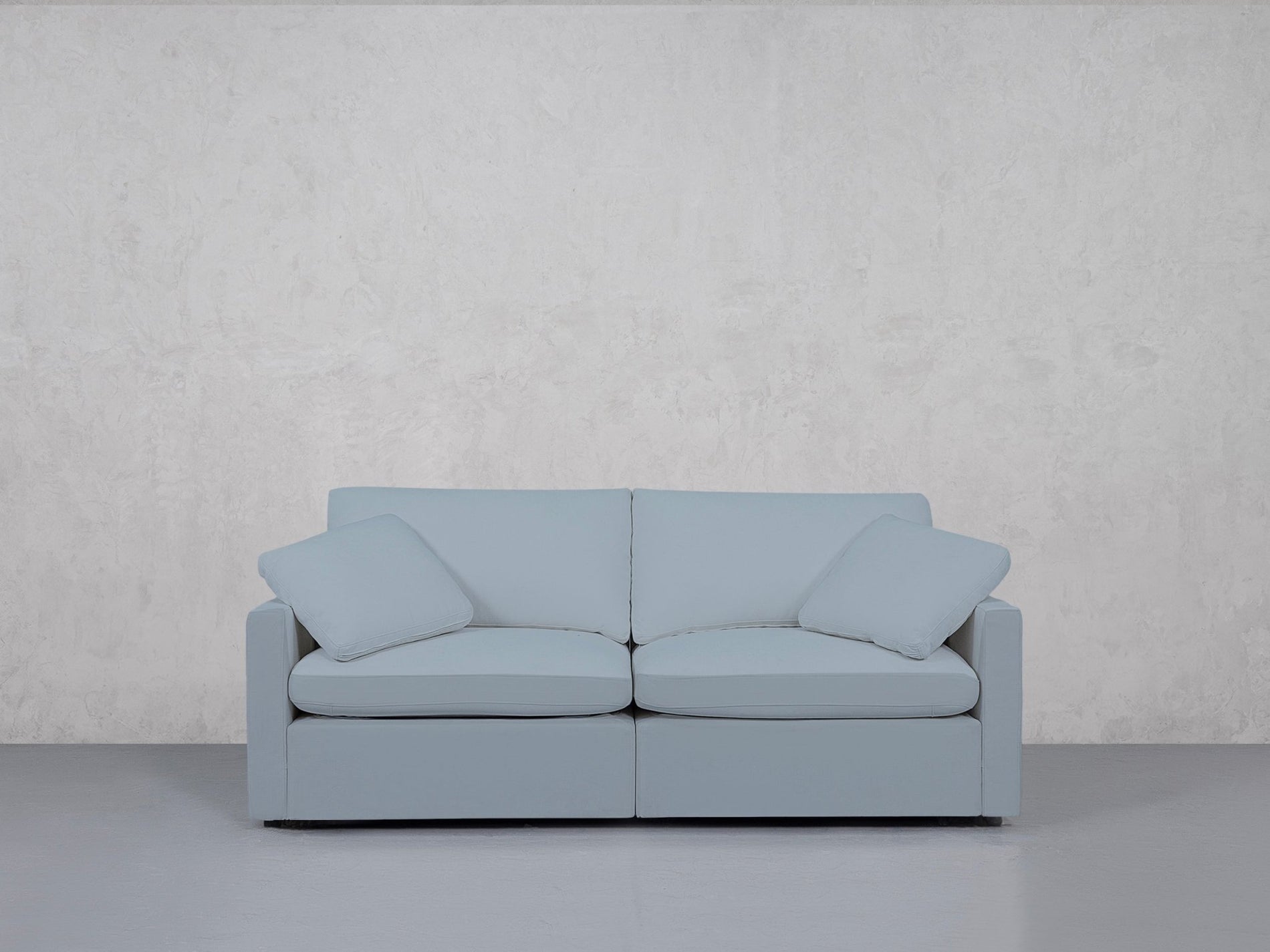2-Seat Modular Loveseat (Thin Arms) - 7th Avenue