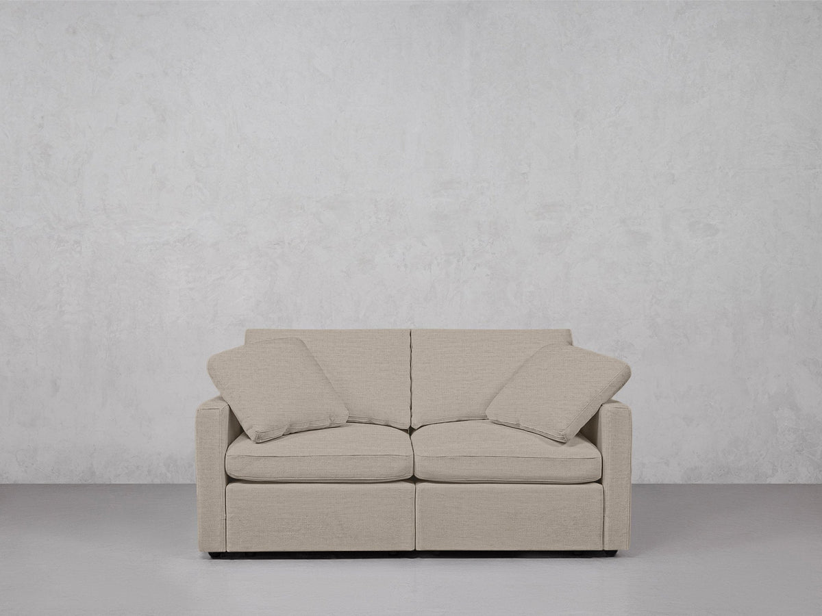 2-Seat Modular Loveseat (Thin Arms) - 7th Avenue