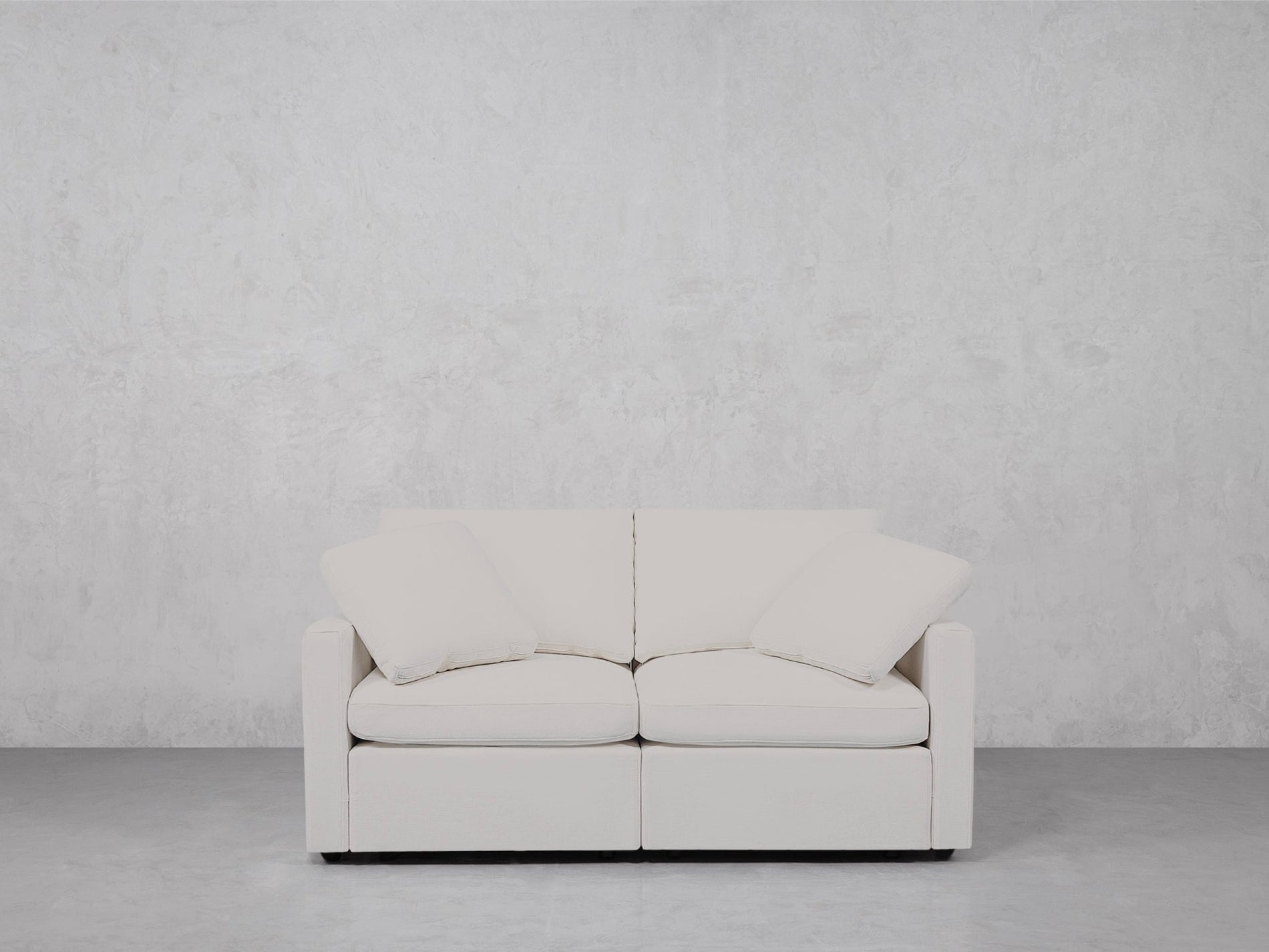2-Seat Modular Loveseat (Thin Arms) - 7th Avenue