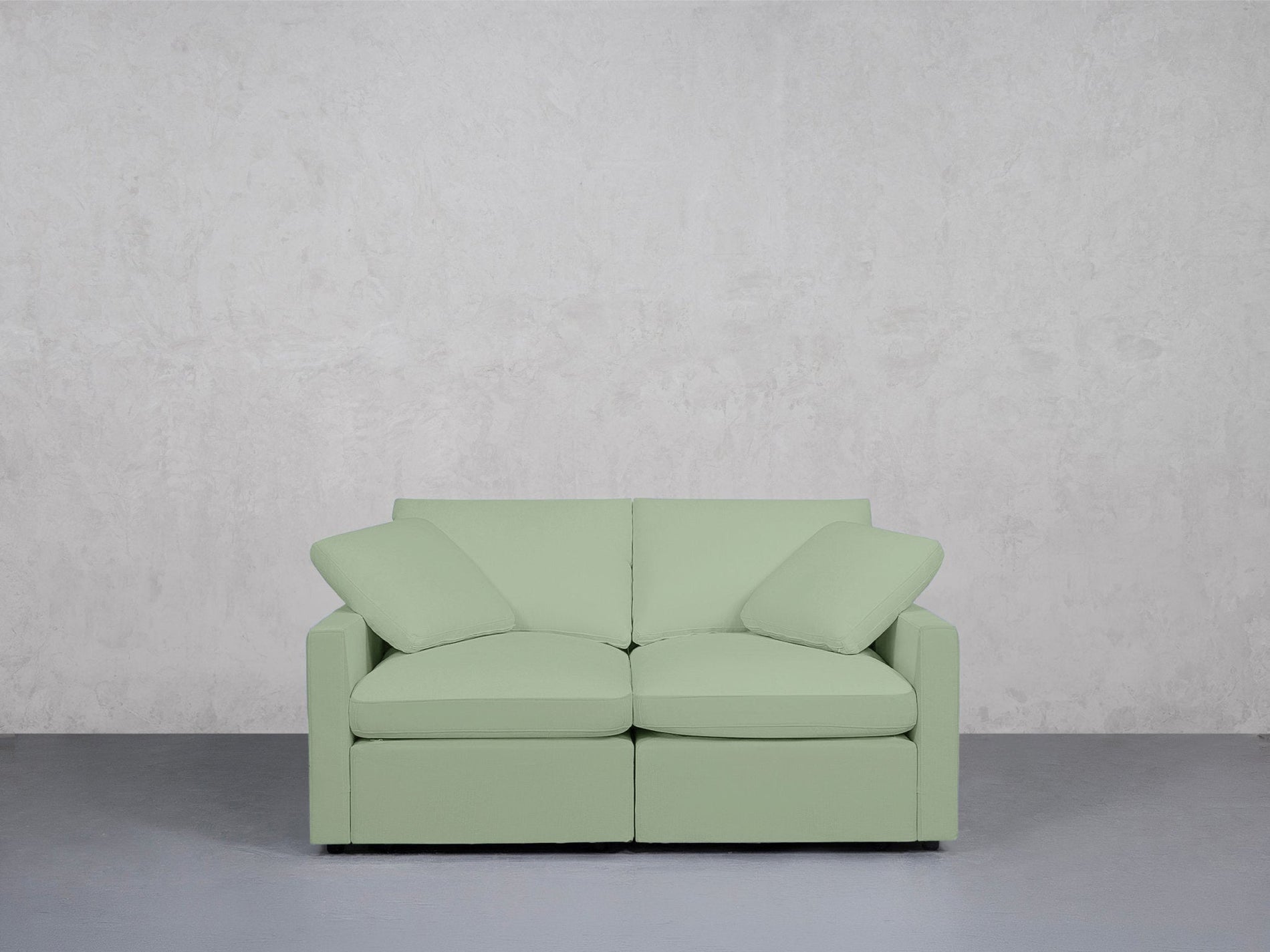 2-Seat Modular Loveseat (Thin Arms) - 7th Avenue