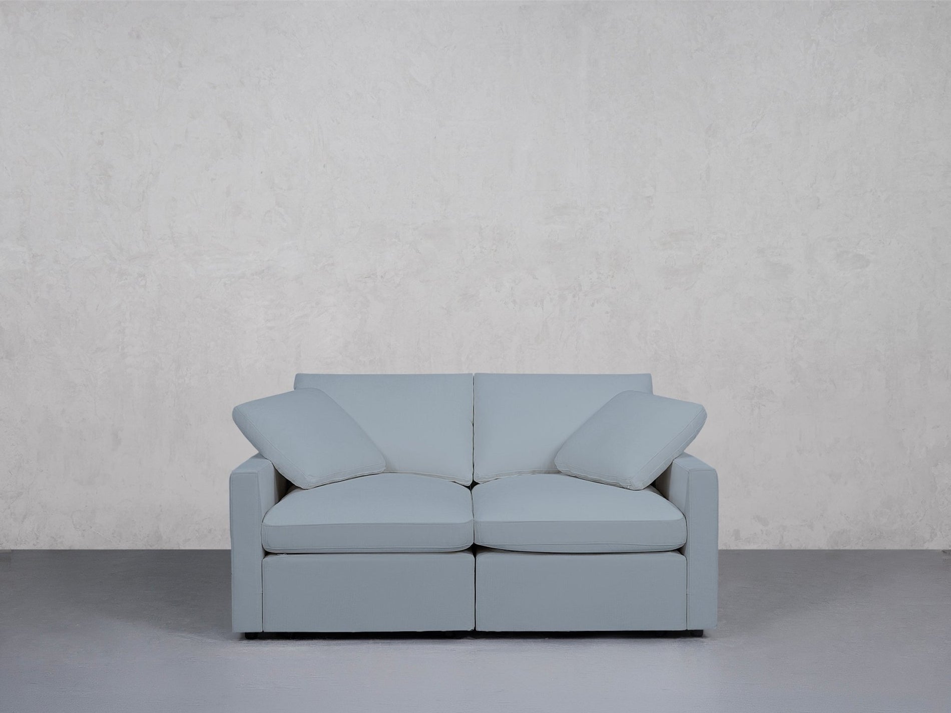 2-Seat Modular Loveseat (Thin Arms) - 7th Avenue