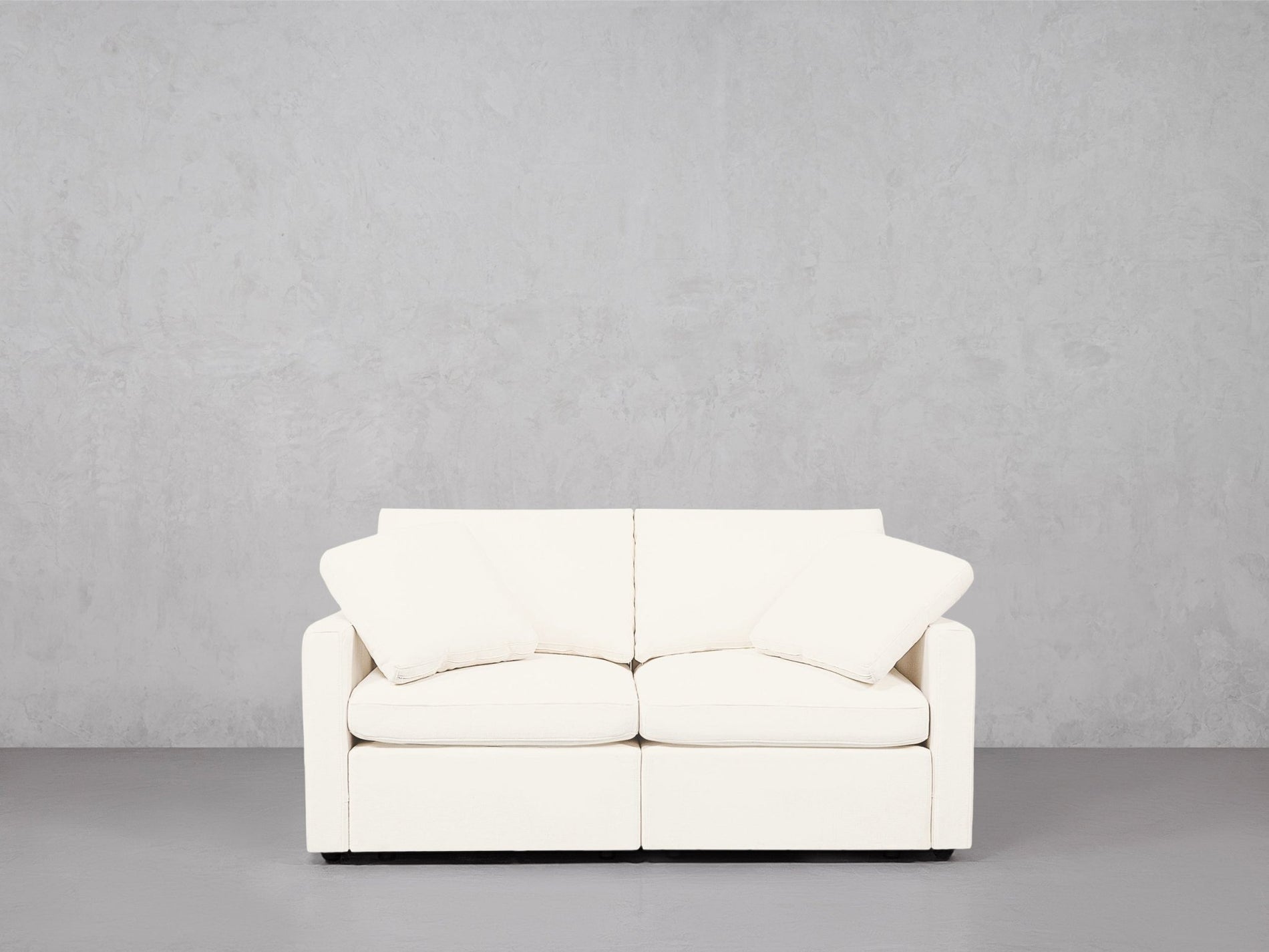 2-Seat Modular Loveseat (Thin Arms) - 7th Avenue