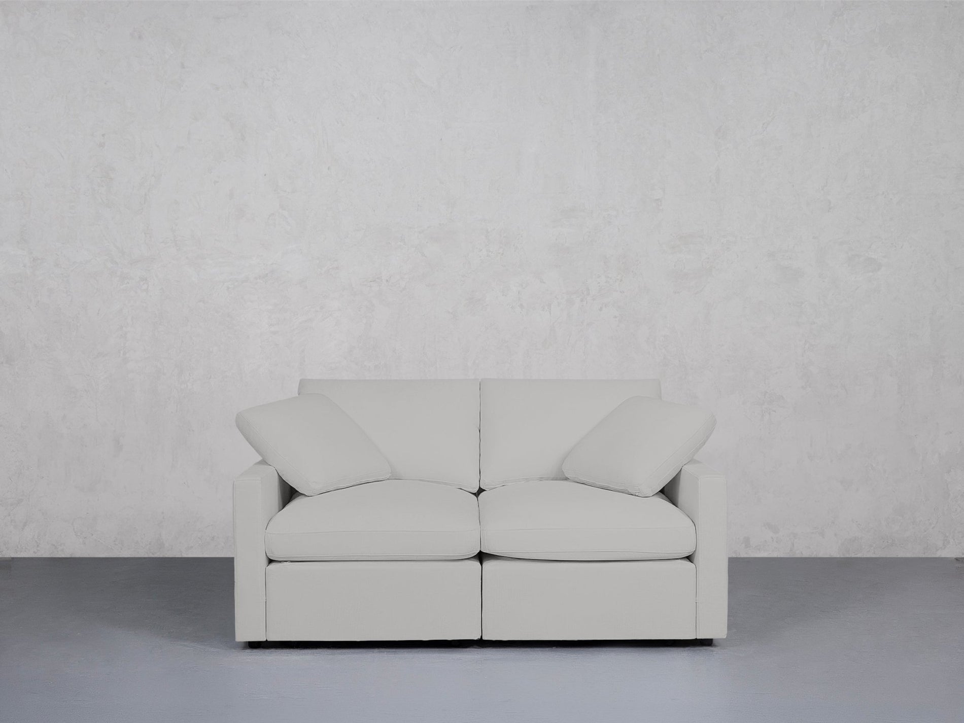 2-Seat Modular Loveseat (Thin Arms) - 7th Avenue