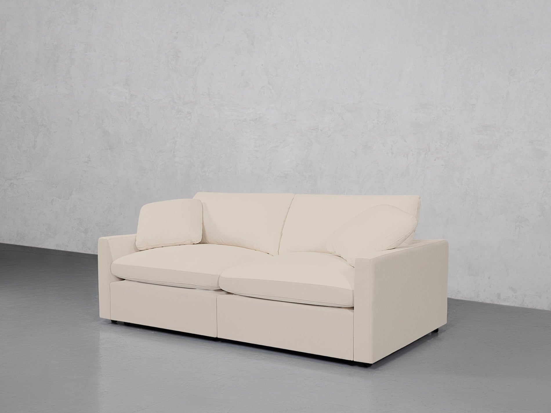 2-Seat Modular Loveseat (Thin Arms) - 7th Avenue