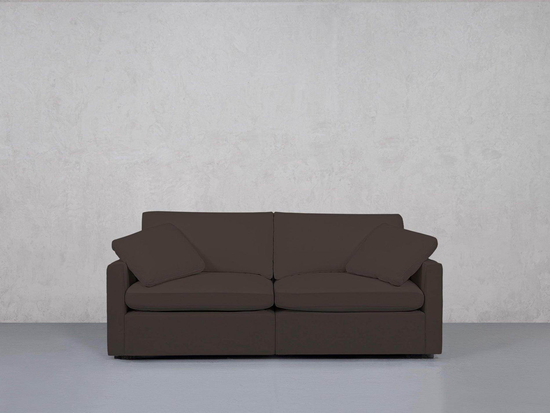 2-Seat Modular Loveseat (Thin Arms) - 7th Avenue