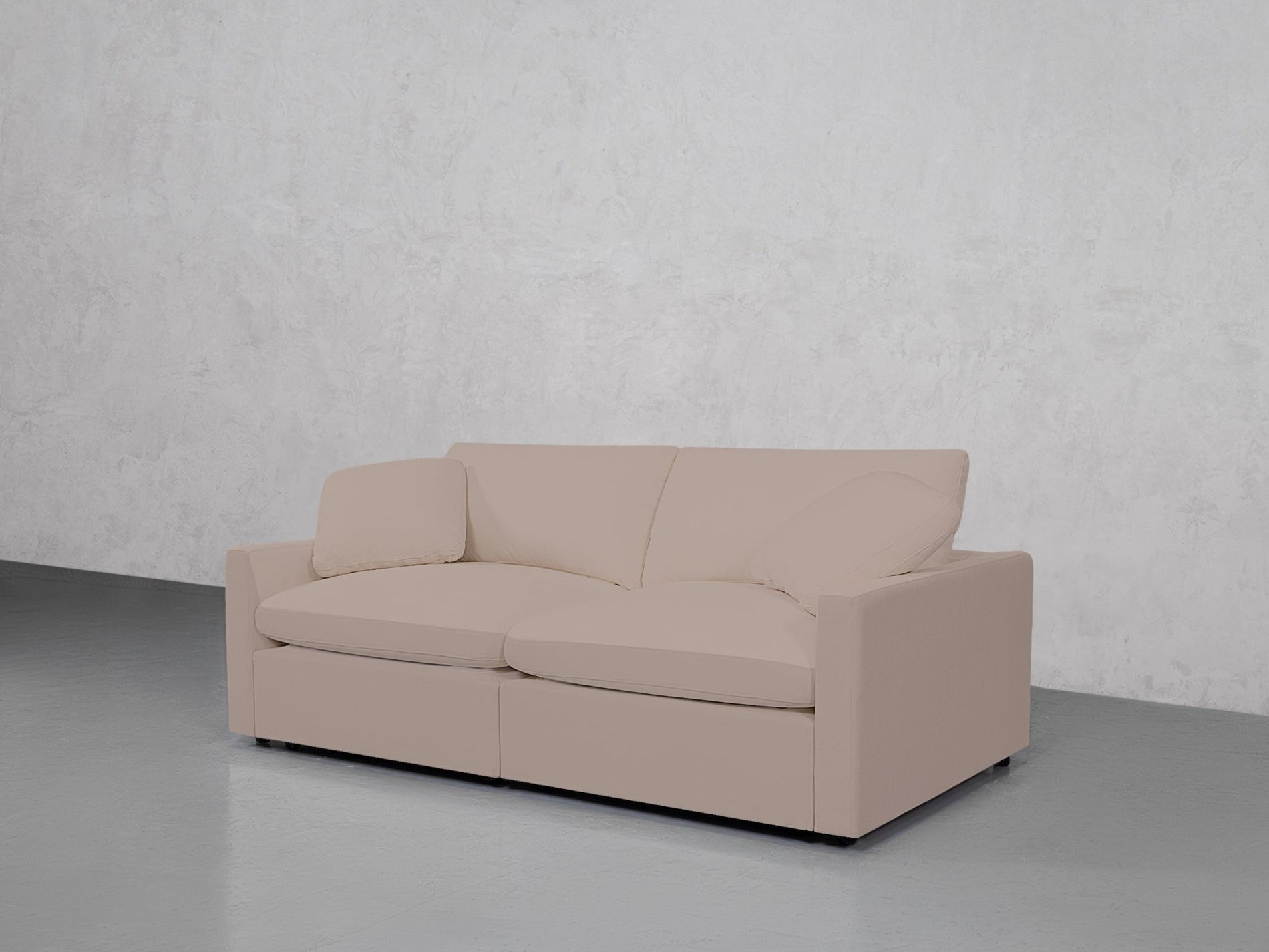 2-Seat Modular Loveseat (Thin Arms) - 7th Avenue