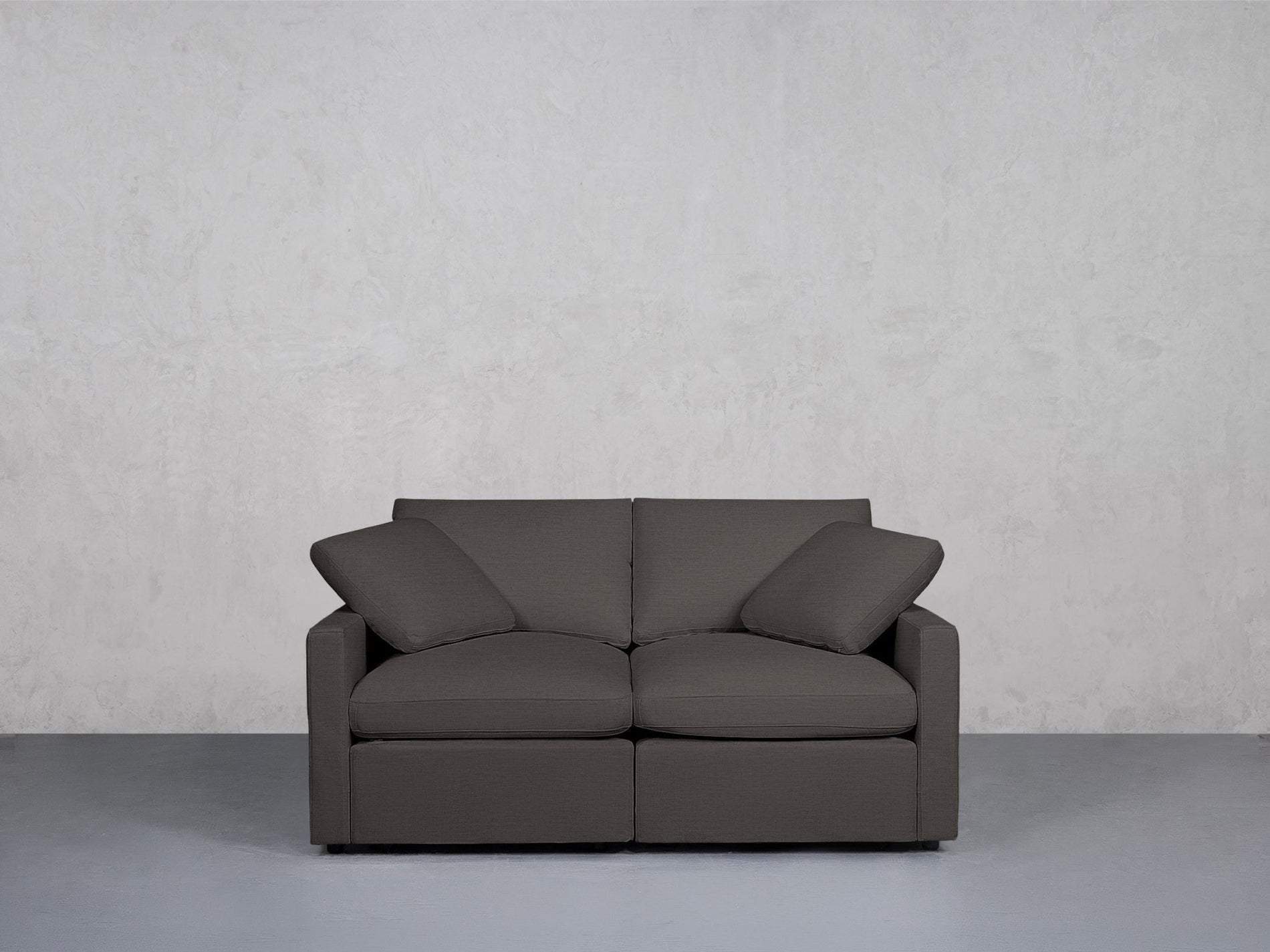 2-Seat Modular Loveseat (Thin Arms) - 7th Avenue