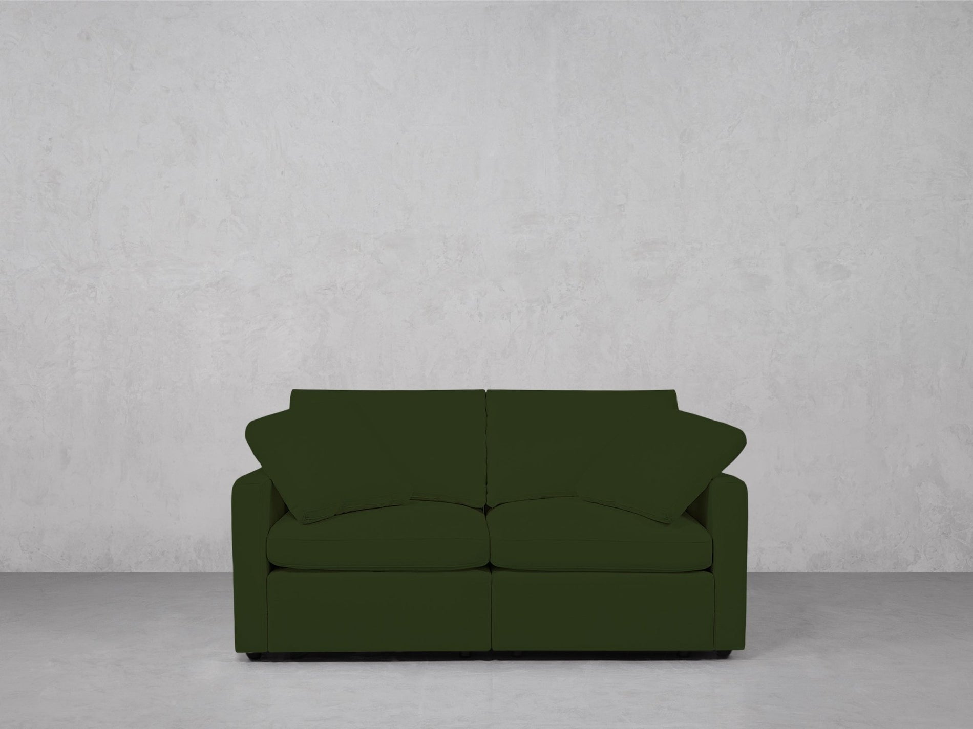 2-Seat Modular Loveseat (Thin Arms) - 7th Avenue