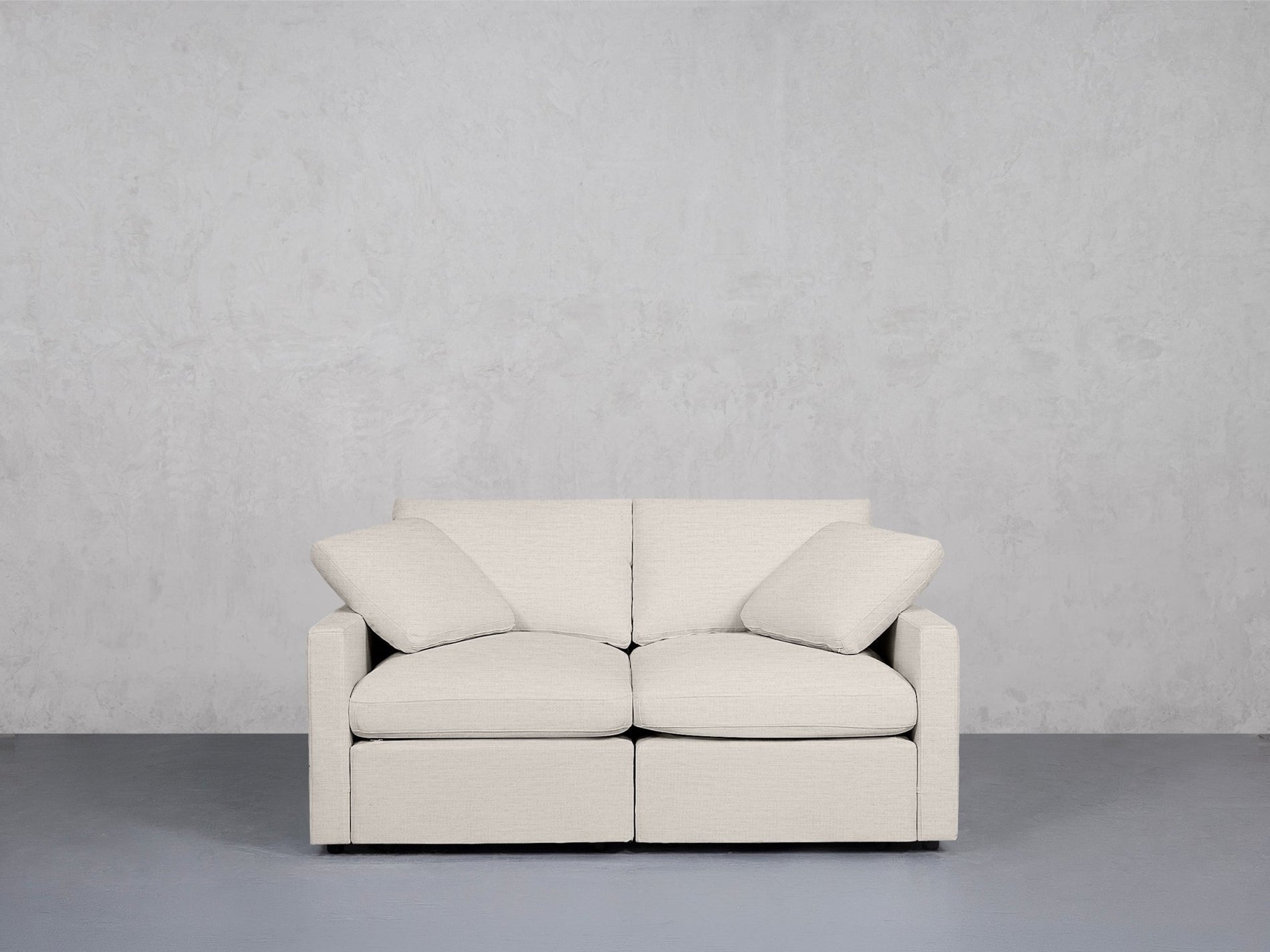 2-Seat Modular Loveseat (Thin Arms) - 7th Avenue