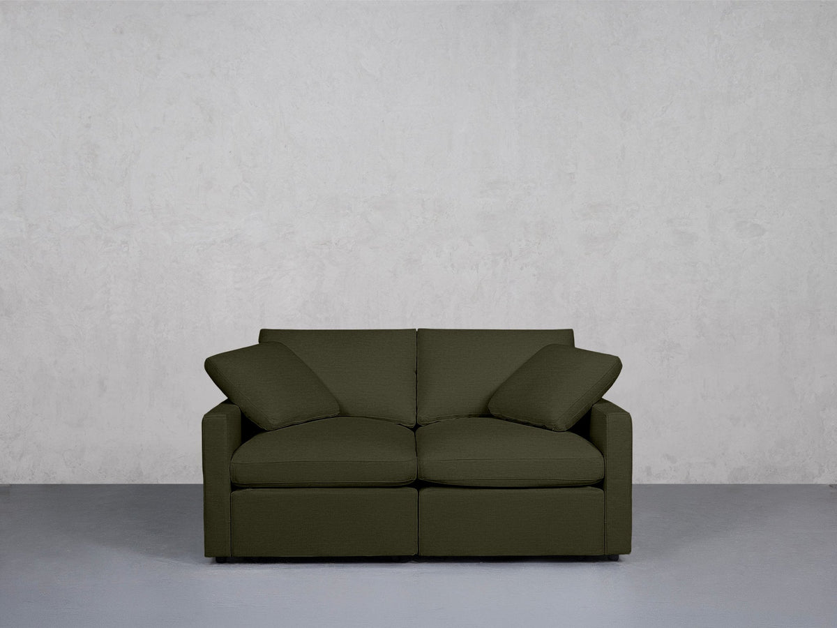 2-Seat Modular Loveseat (Thin Arms) - 7th Avenue