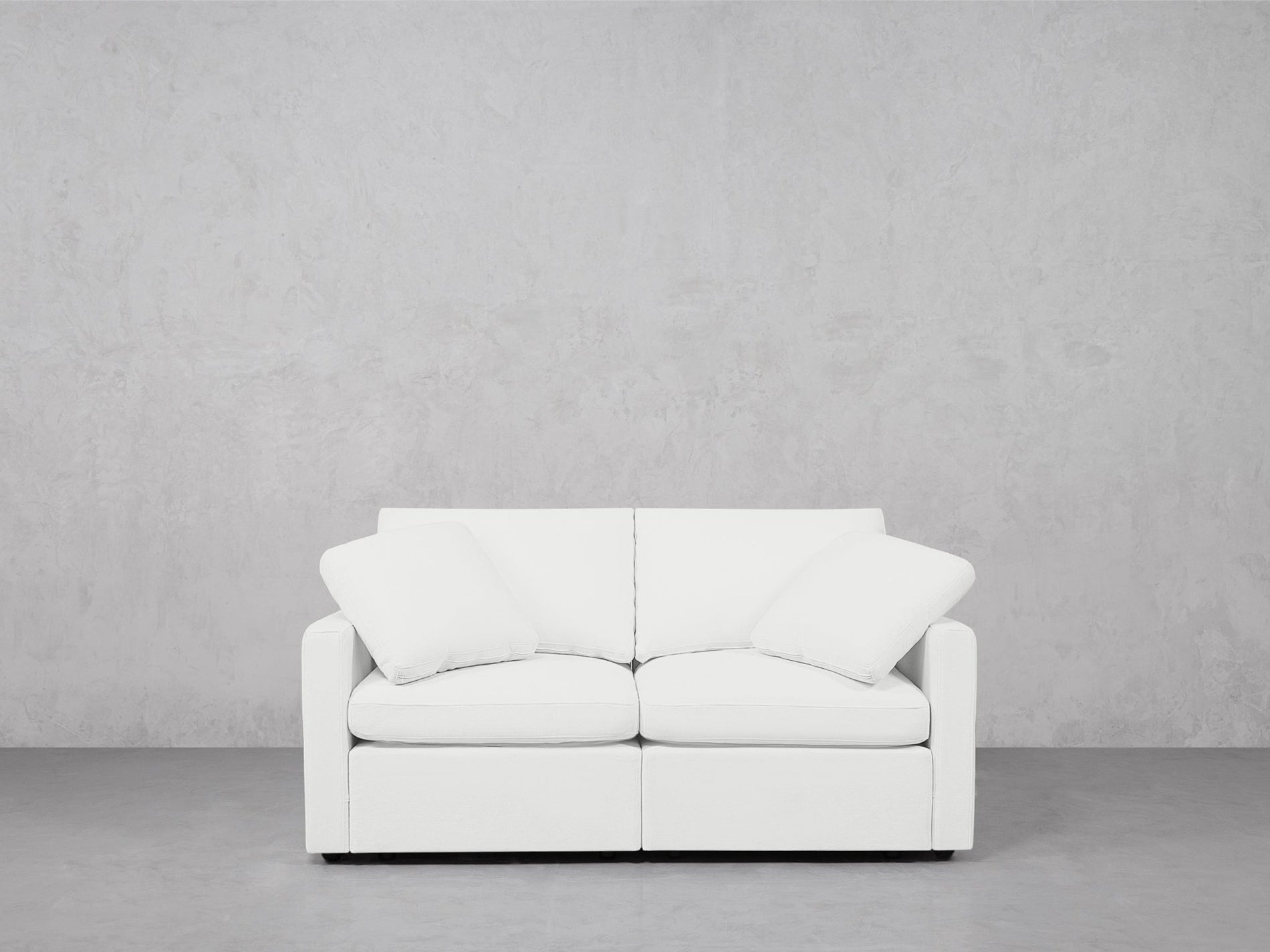 2-Seat Modular Loveseat (Thin Arms) - 7th Avenue